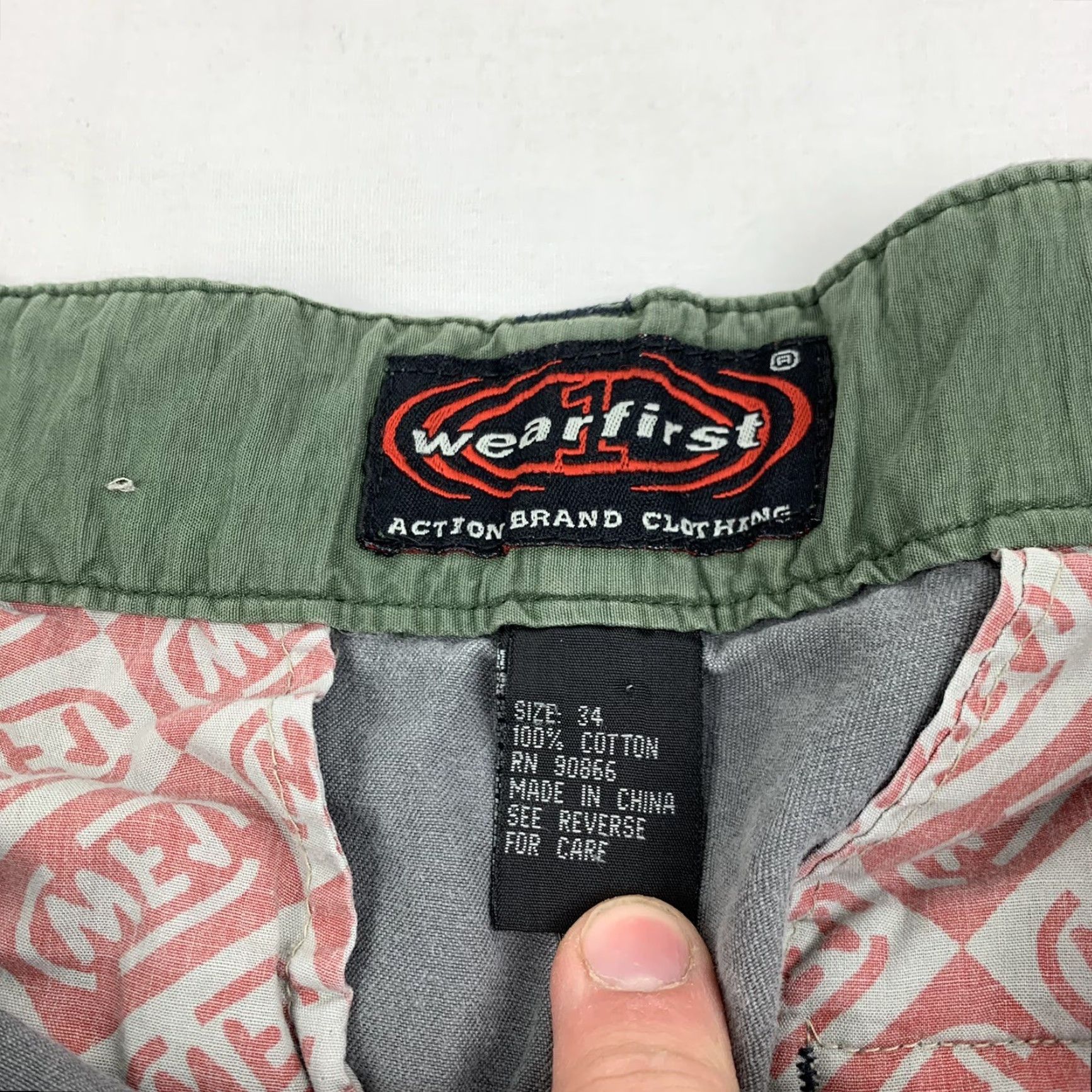 Vintage VINTAGE Wear First Cargo Shorts Men Adult 34 Gray Cargo Pockets Belt Y2K Size US 34 / EU 50 - 4 Thumbnail