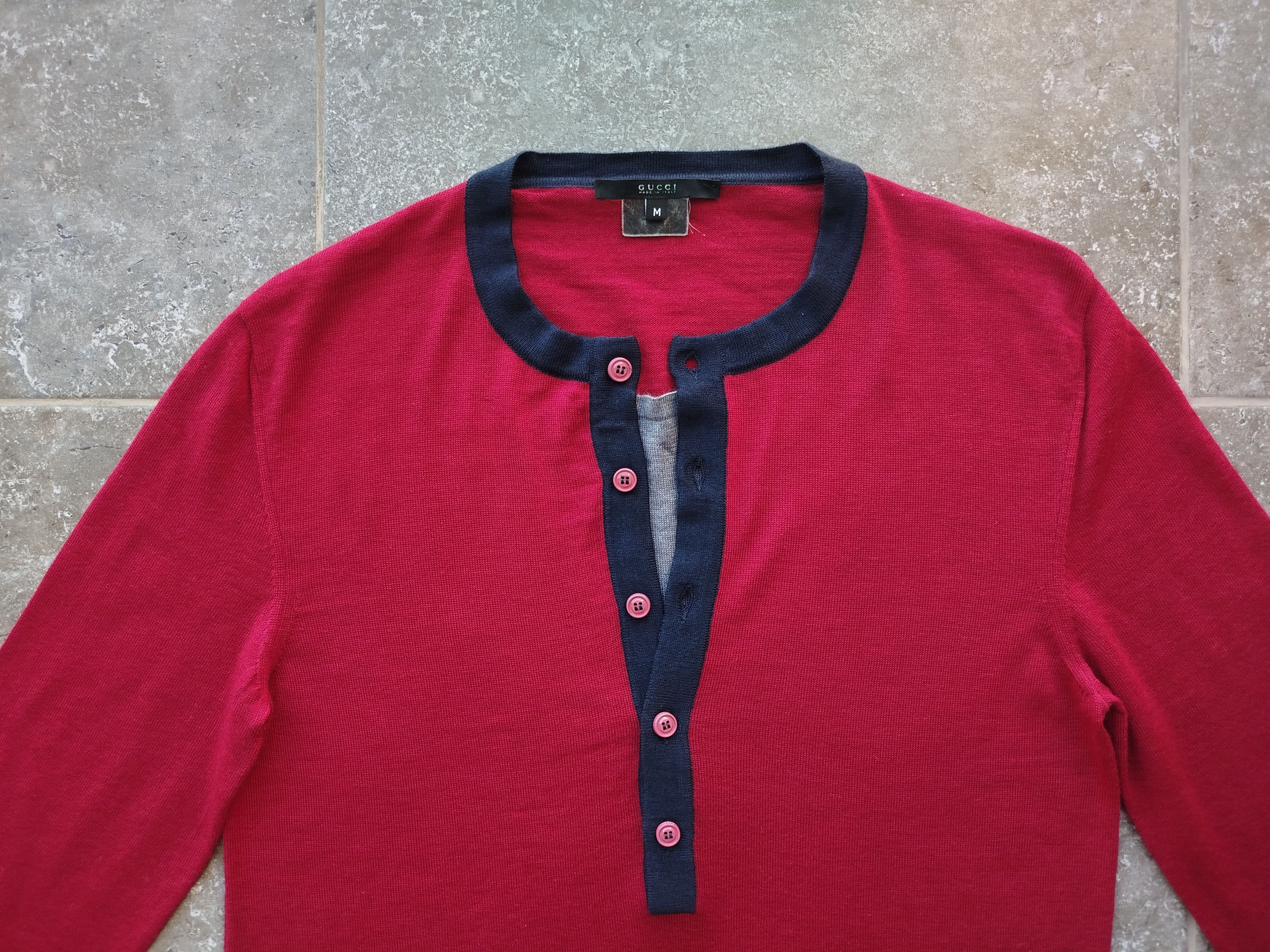 Gucci Pullover Jumper Knitted Crew Neck Wool Vintage Size M Size US M / EU 48-50 / 2 - 3 Thumbnail