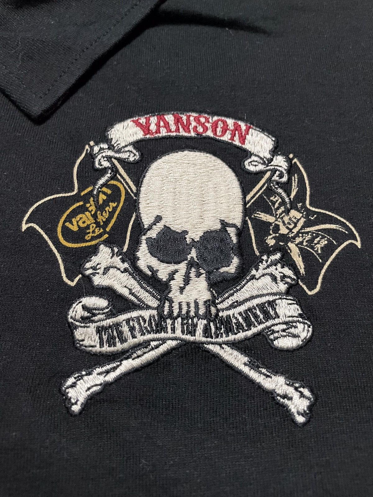 Hysteric Glamour NOS Vanson Leathers X T.F.O.A Embroidery Poloshirt Size US S / EU 44-46 / 1 - 5 Thumbnail