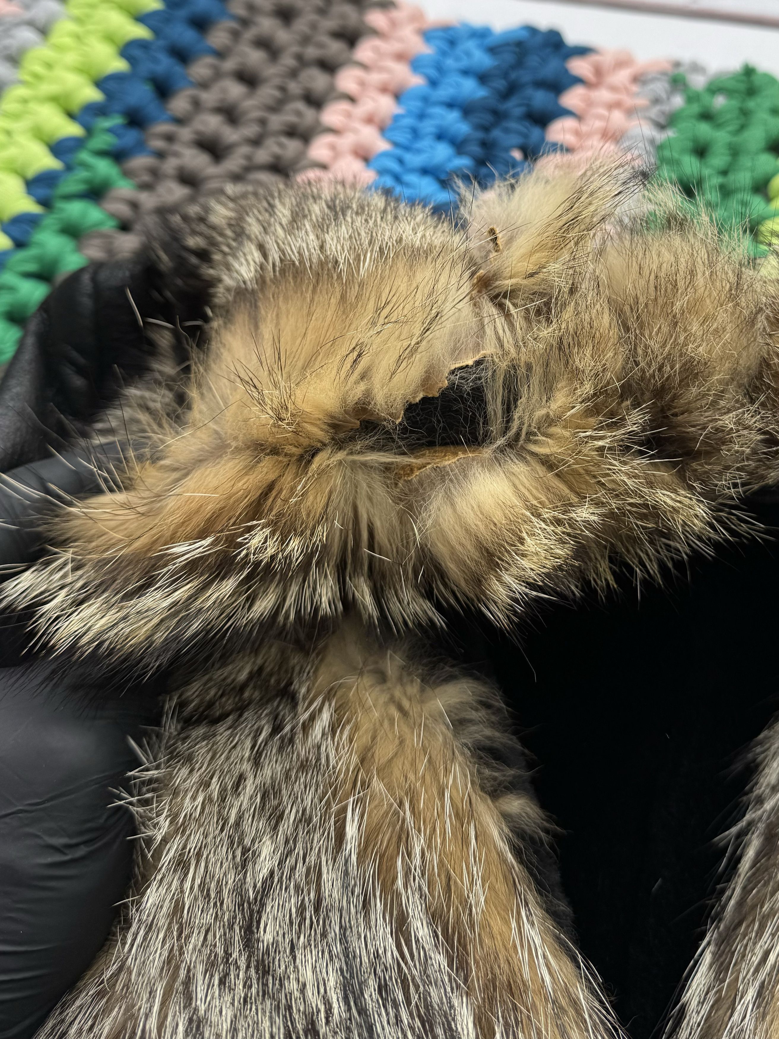 Japanese Brand Vintage Real Sheepskin Coat With Real Neck (V213)D15 Size XS / US 0-2 / IT 36-38 - 6 Thumbnail