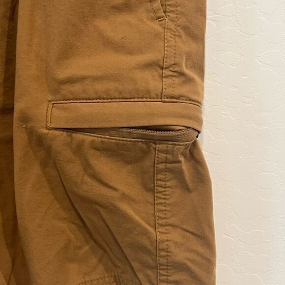The North Face The North Face Mens Cargo Shorts Large Brown Elastic Waist Z Size US 37 - 3 Thumbnail