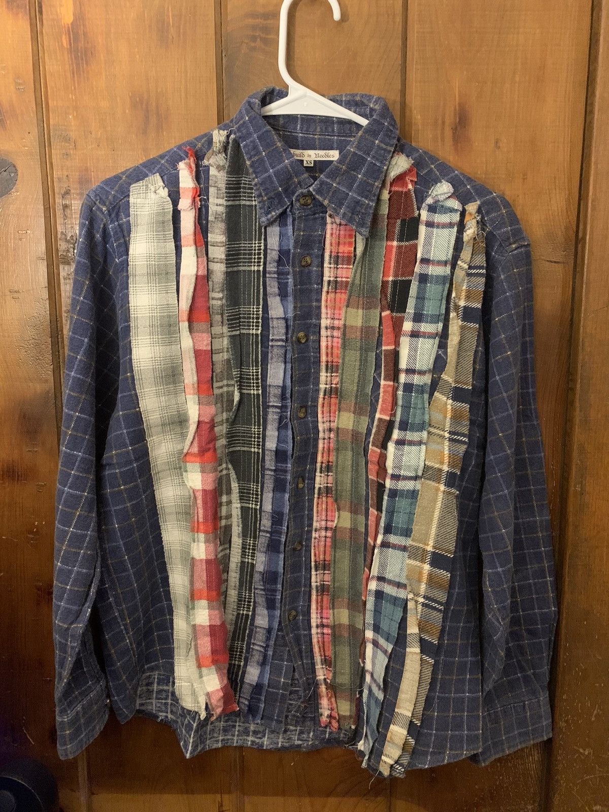 image of Rebuild By Needles 7 Cut Ribbon Flannel, Men's (Size XS)