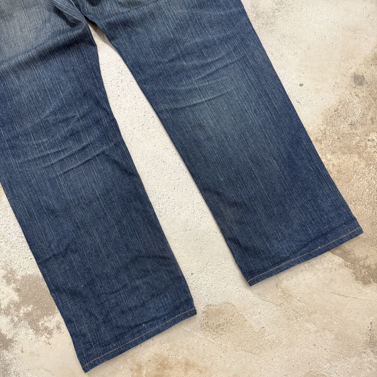Edwin Vintage Y2K Edwin 503 Distressed Muddy Denim Pants Size US 36 / EU 52 - 10 Thumbnail