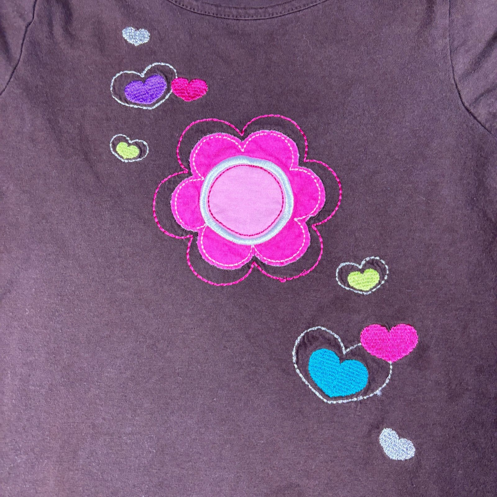 Other y2k 2000s Jumping Beans womens brown tshirt 6X floral retro Size M / US 6-8 / IT 42-44 - 3 Thumbnail