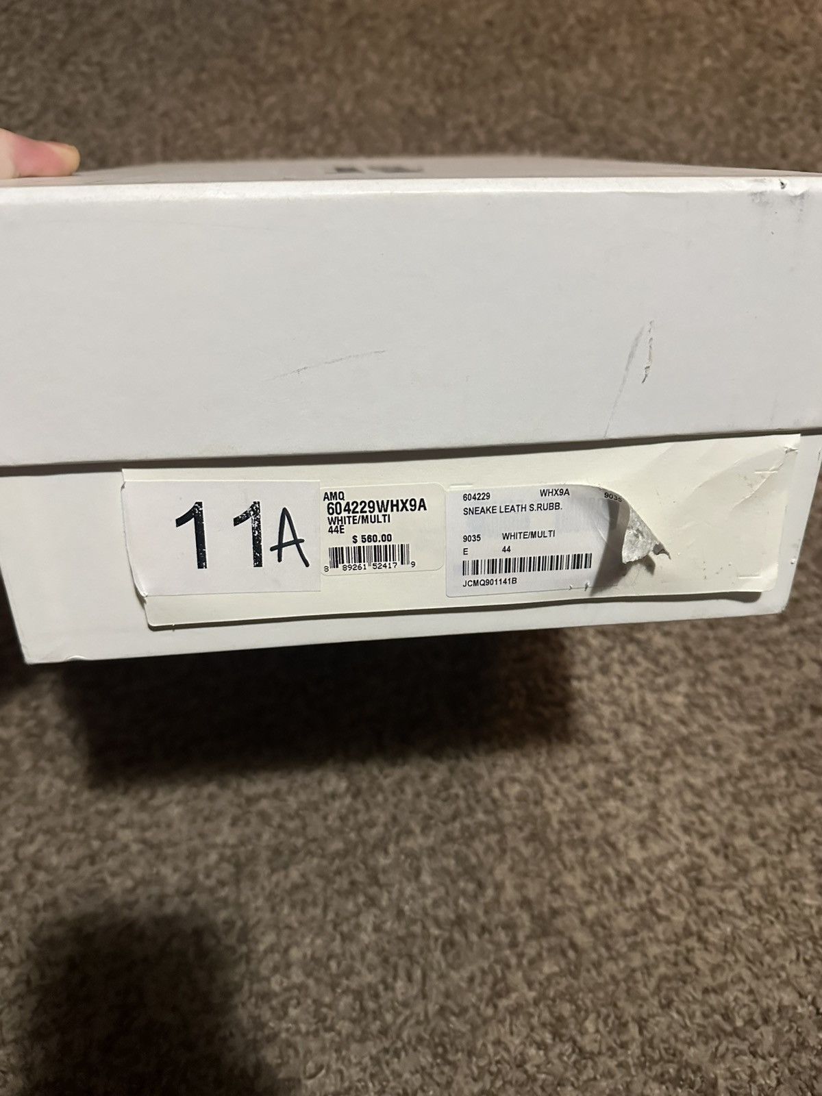 McQ Alexander McQueen Alexander Mcqueen Oversized Sneaker ‘White Multi Snakeskin Size US 11 / EU 44 - 13 Thumbnail