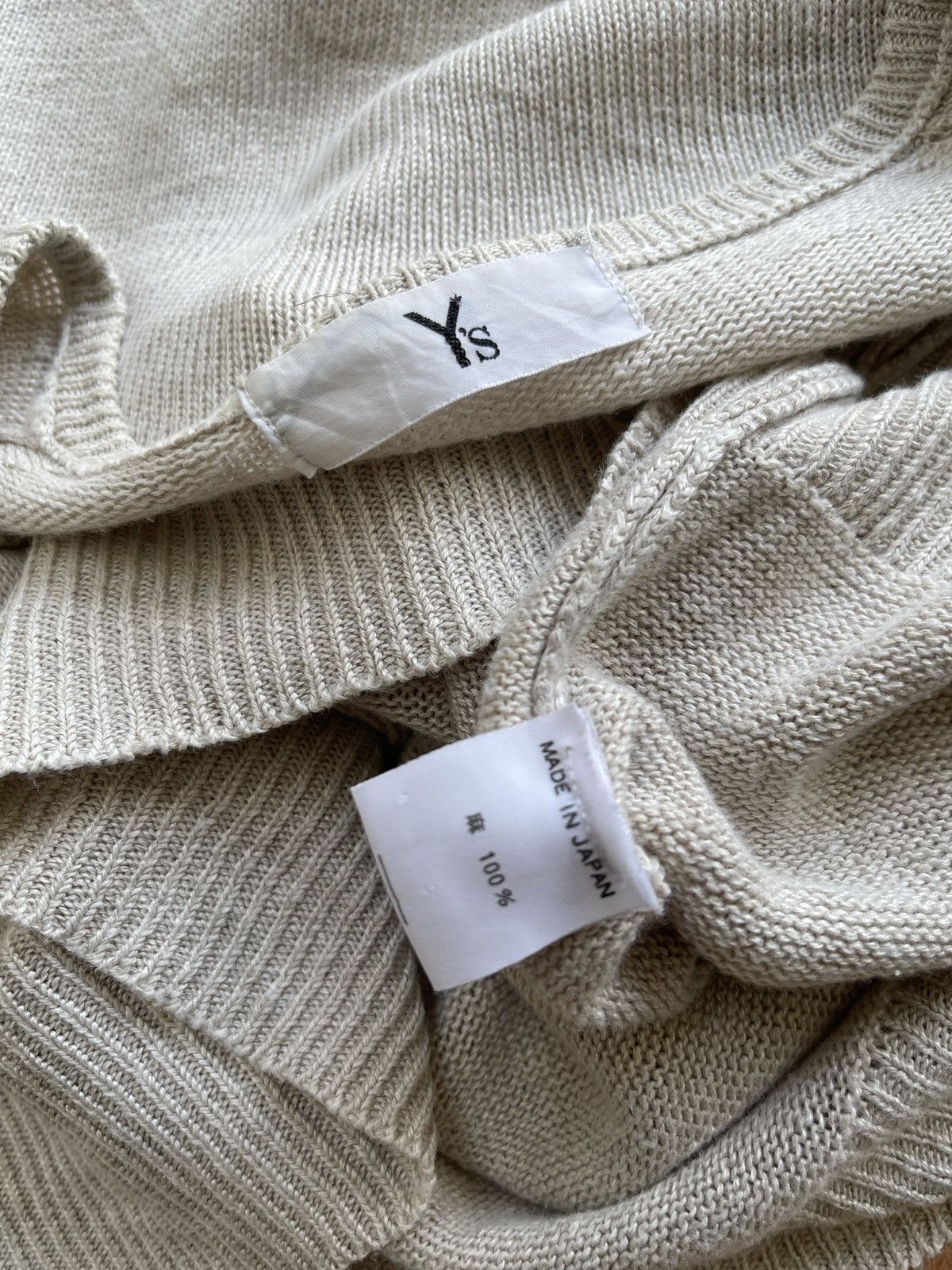 Yohji Yamamoto Ys V-Neck Sweater Knitted Size US M / EU 48-50 / 2 - 5 Thumbnail