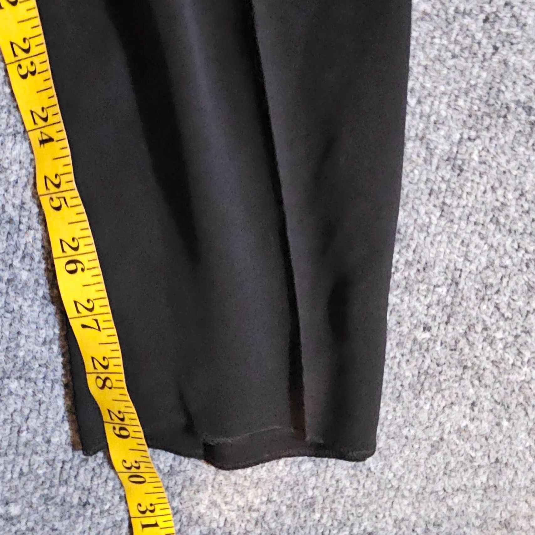 Max Mara VINTAGE MaxMara Jumpsuit Women 10 Black Short Sleeve Tie Waist High Neck Casual Cocktail Size 32" / US 10 / IT 46 - 7 Thumbnail