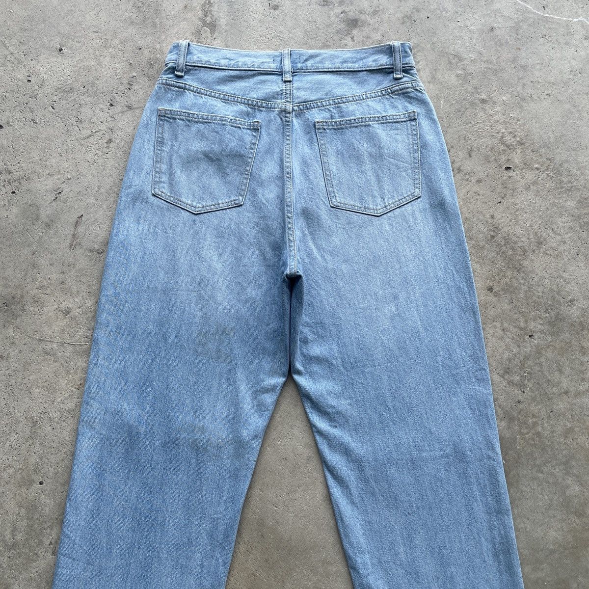 Japanese Brand W30 Vintage Japanese Ripped Release Hem Jeans Faded Pants Size US 30 / EU 46 - 8 Thumbnail