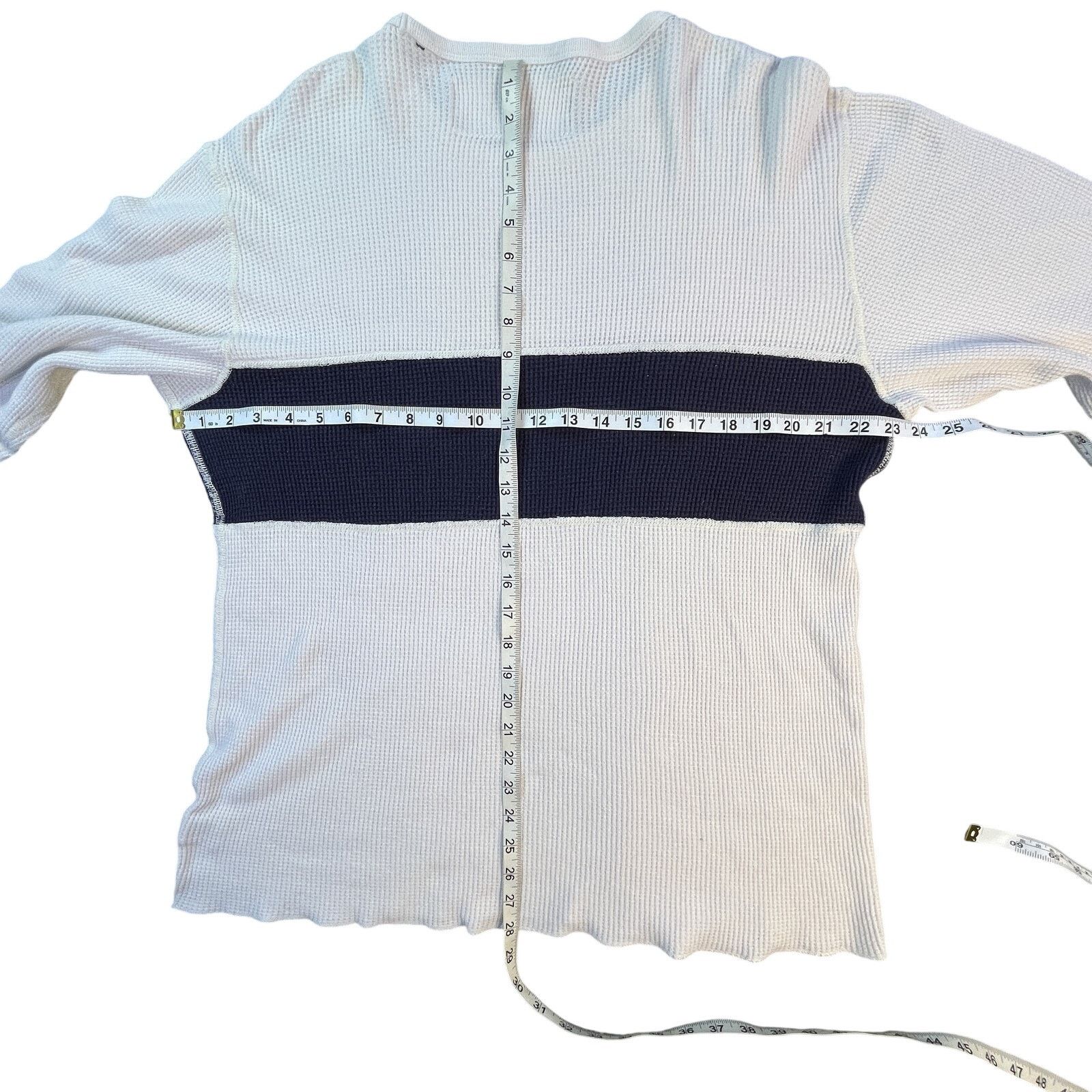 Polo Ralph Lauren Vintage 90s Polo Jeans Co. RL-67 "USA" Waffle Knit Thermal Size US L / EU 52-54 / 3 - 7 Thumbnail