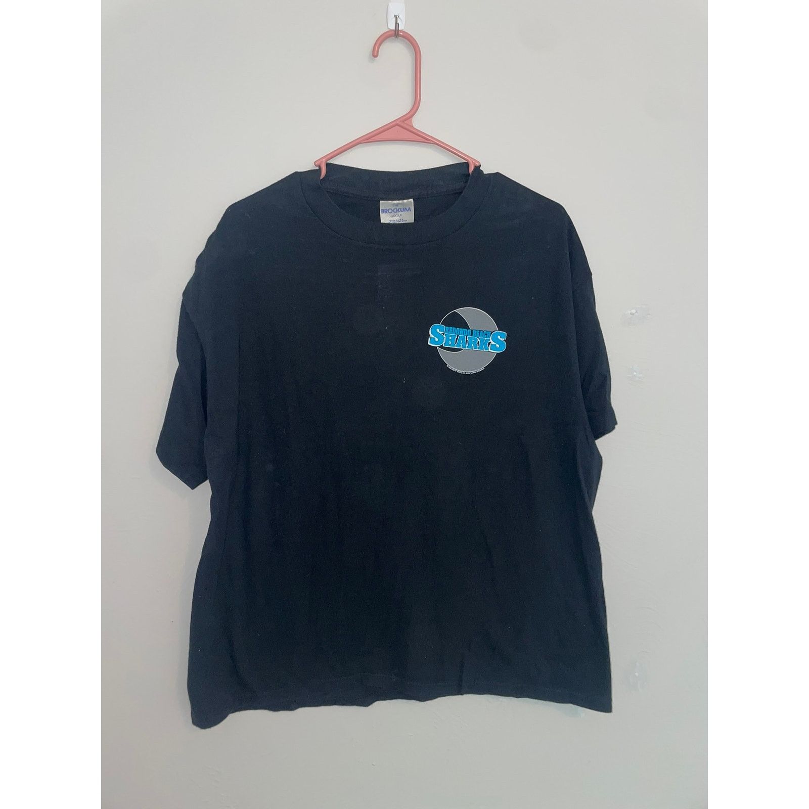 Brockum 1991 Brockum Redondo Beach Sharks Great White Psycho Shirt Size US XL / EU 56 / 4 - 1 Thumbnail
