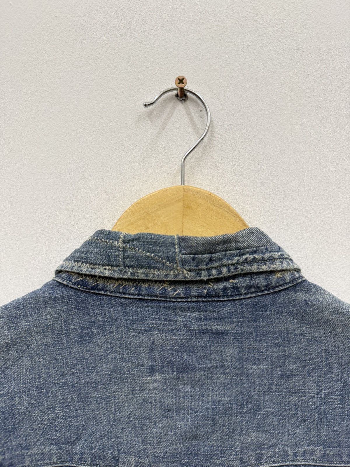RRL Ralph Lauren Ralph Lauren RRL Distressed Cowboy Shirt Size US L / EU 52-54 / 3 - 16 Thumbnail