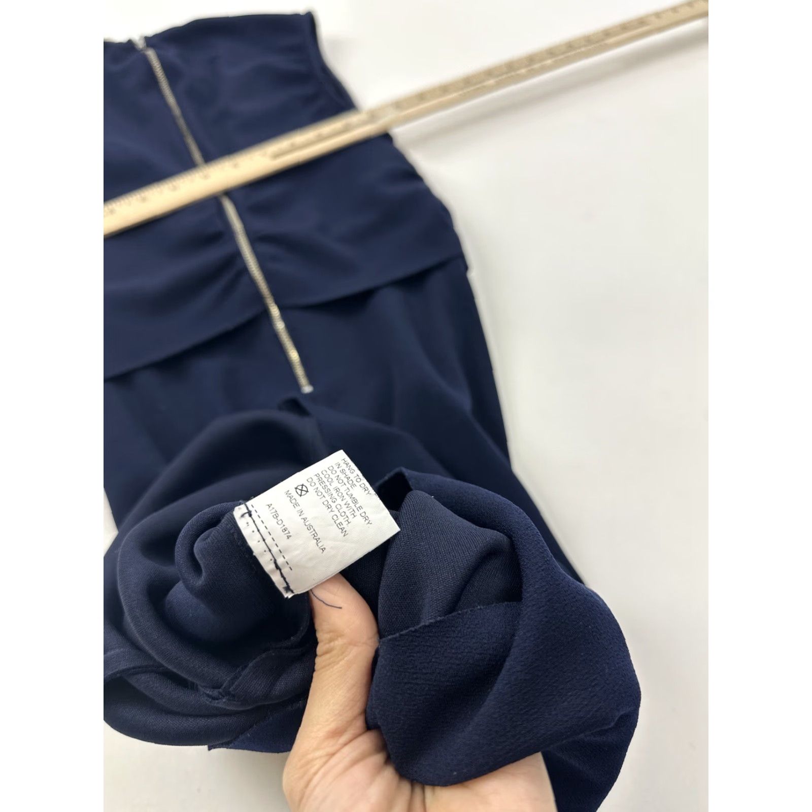 Vintage Bec & Bridge Dress Women 4 Blue Deep Plunge V Bodycon Knee Length Dress Womens Size S / US 4 / IT 40 - 7 Thumbnail