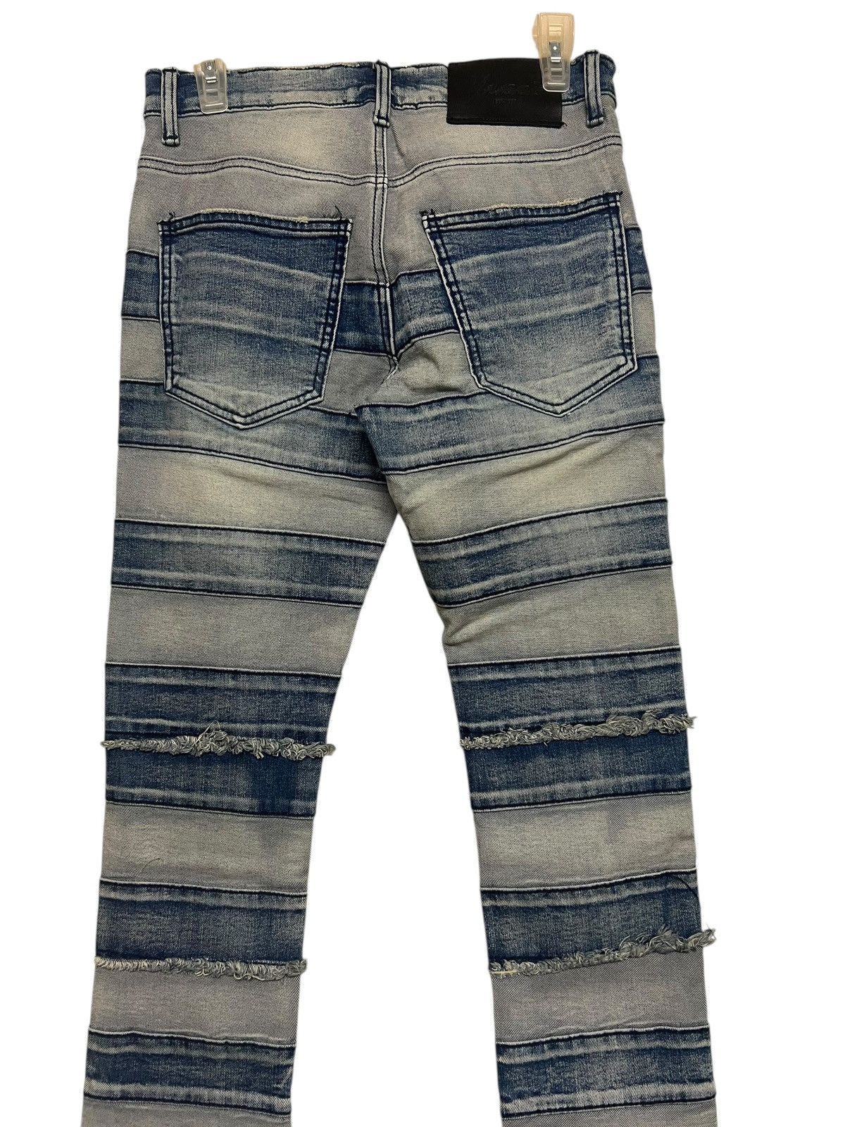 Valabasas Valabasas Stacked Distressed Denim Blue Multi Jeans Sz 30 Size US 30 / EU 46 - 8 Thumbnail