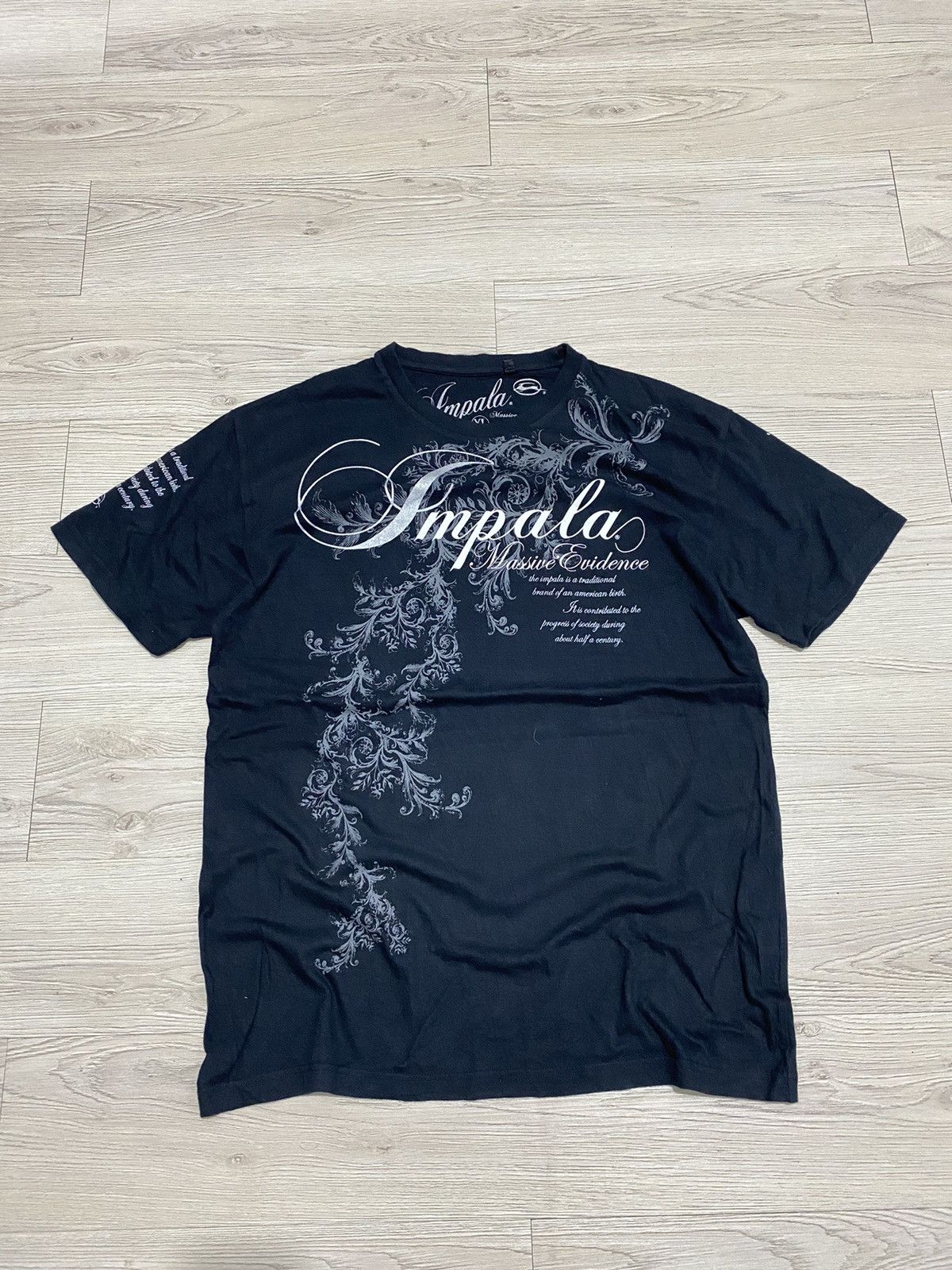 If Six Was Nine × Japanese Brand × KMRii 2000s Impala japanese Poem gothic style tees Size US L / EU 52-54 / 3 - 1 Thumbnail