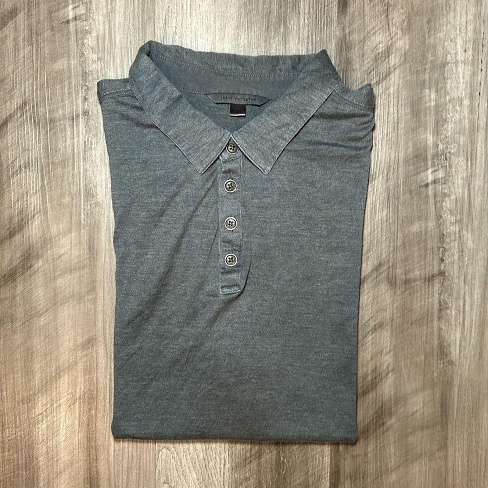 John Varvatos John Varvatos Hampton Silk Blend Jersey Polo - XL Size US XL / EU 56 / 4 - 1 Thumbnail