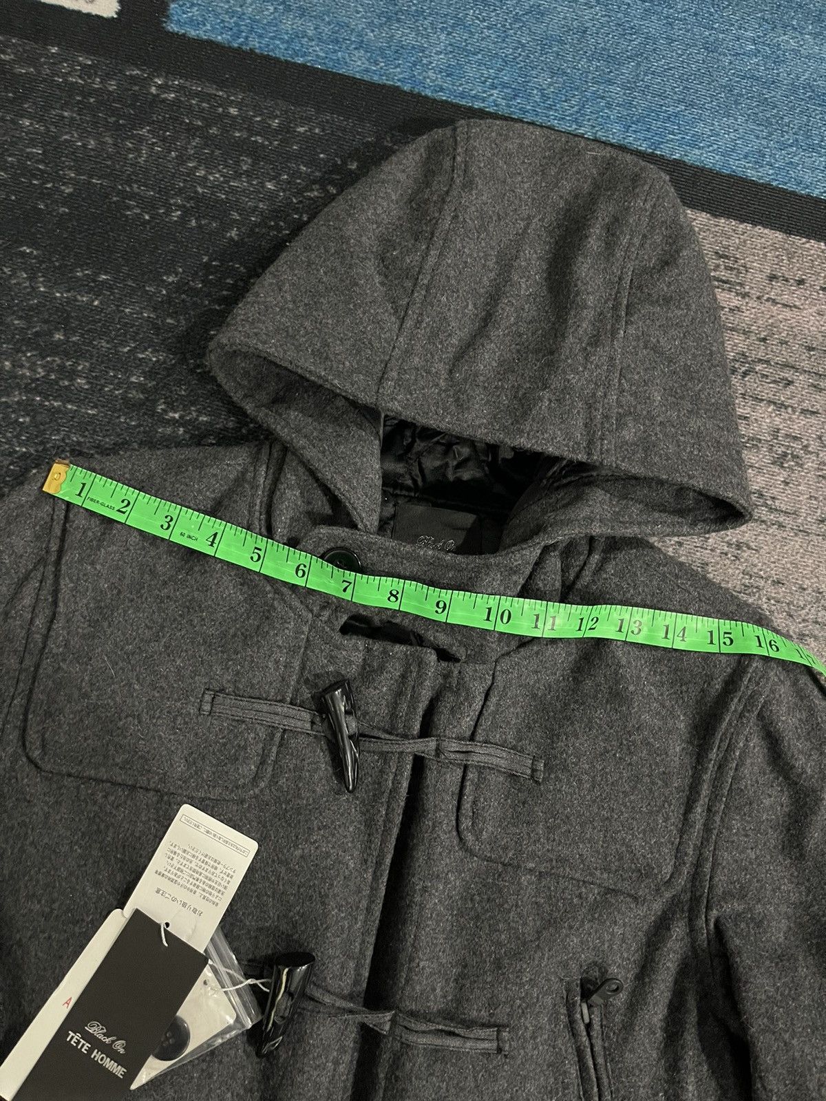 Issey Miyake Tete Homme Issey Miyake Duffle Wool Hoodie Jacket Size US M / EU 48-50 / 2 - 18 Thumbnail
