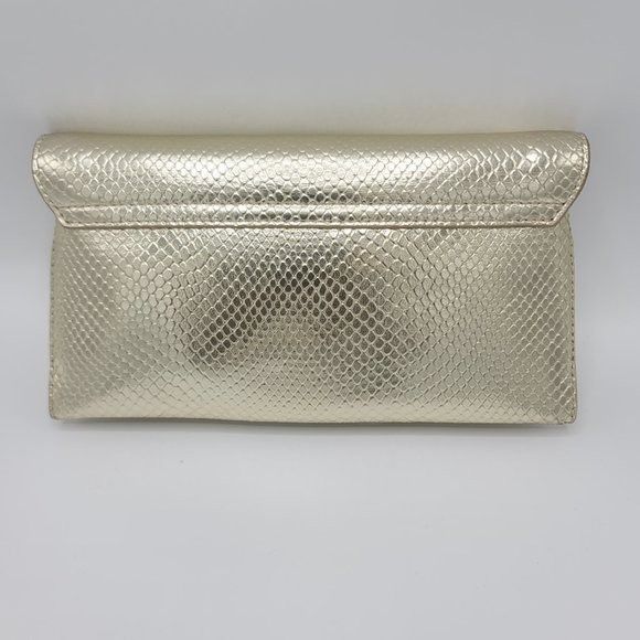 Loeffler Randall Pre-Owned Loeffler Randall Tab Embossed Metallic Leather Clu Size ONE SIZE - 3 Thumbnail