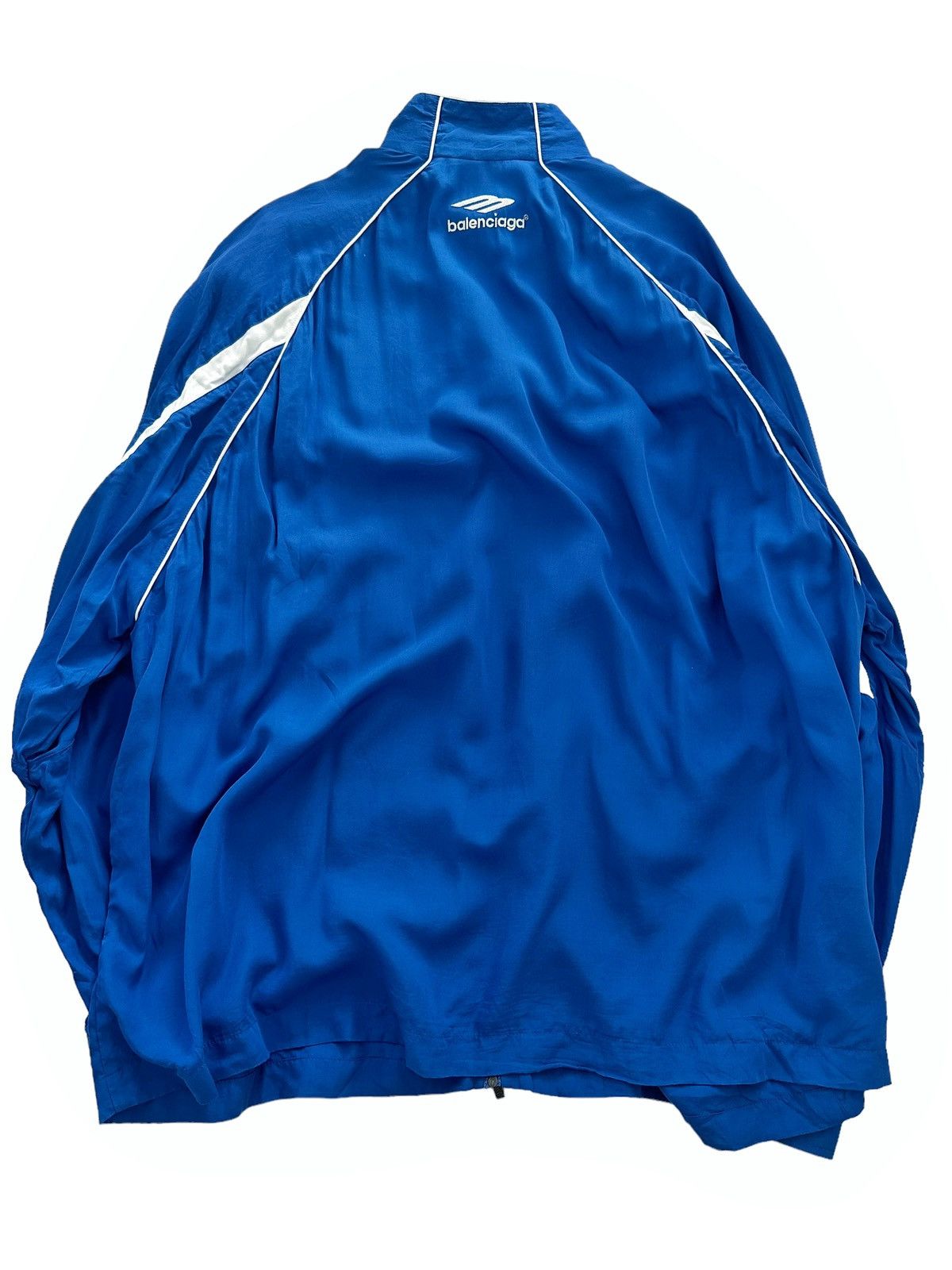Balenciaga 3B Oversized Sport stop Windbreaker Blue Size US M / EU 48-50 / 2 - 7 Thumbnail