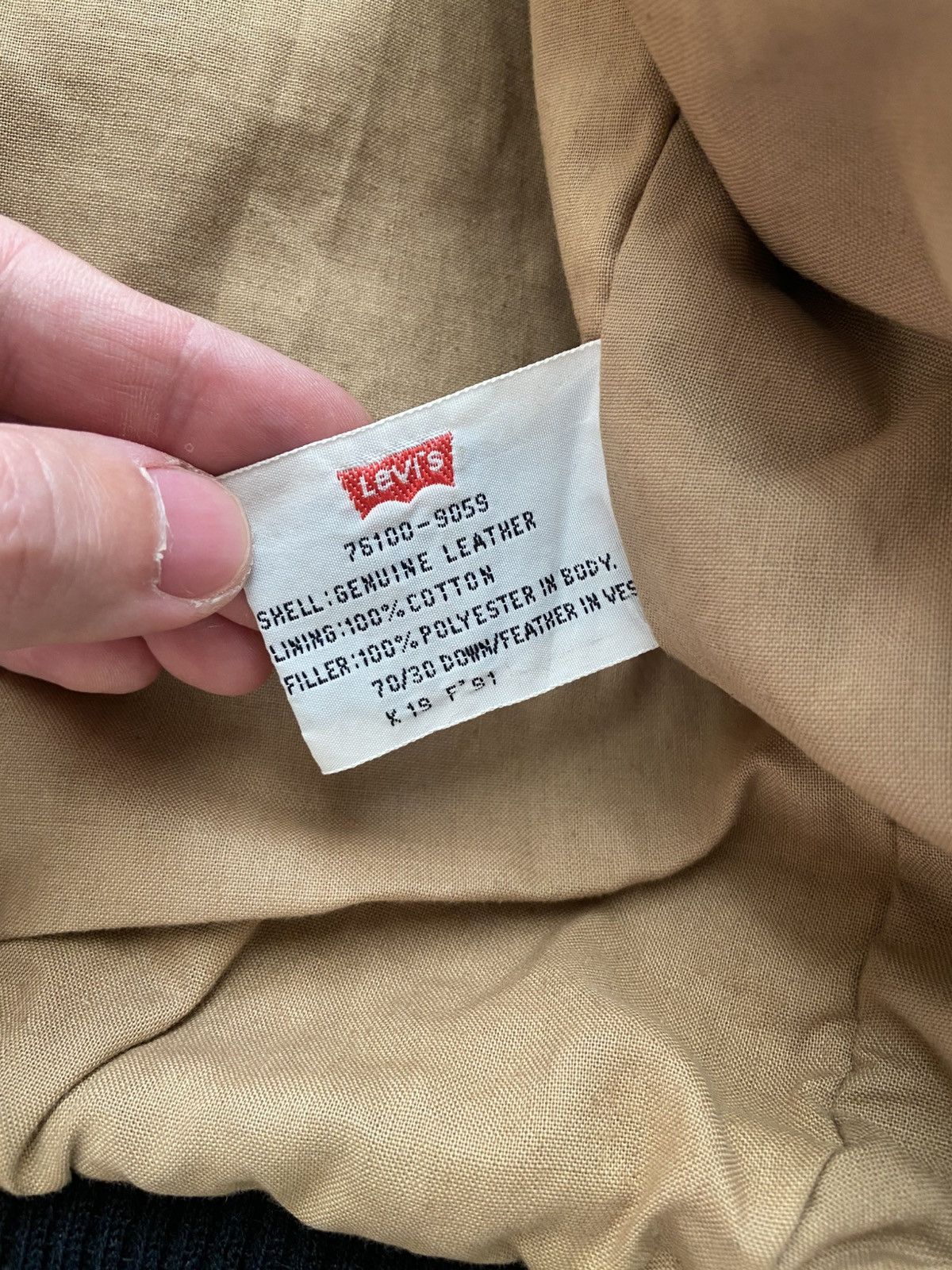 Levi's Vintage Clothing Levis leather bomber jacket Size US M / EU 48-50 / 2 - 7 Thumbnail