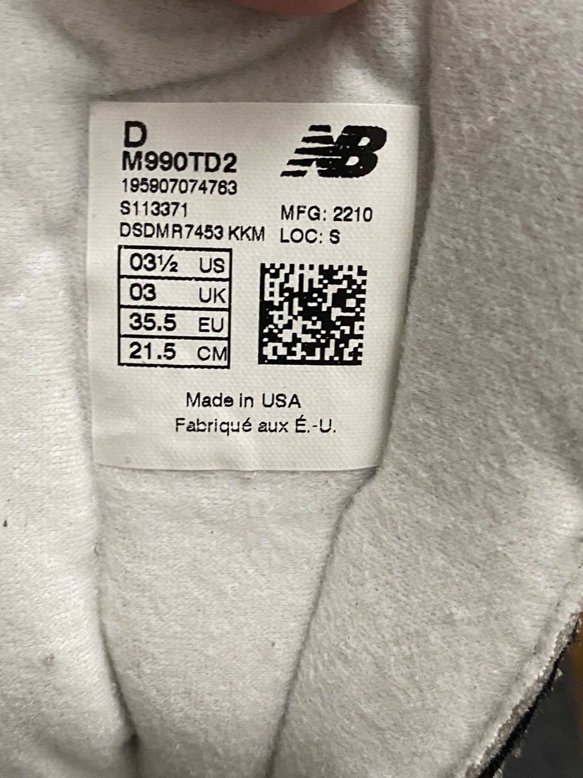 New Balance Size 3.5M / 5W - New Balance 990V2 Teddy Santis Marblehead Size US 5 / IT 35 - 7 Thumbnail