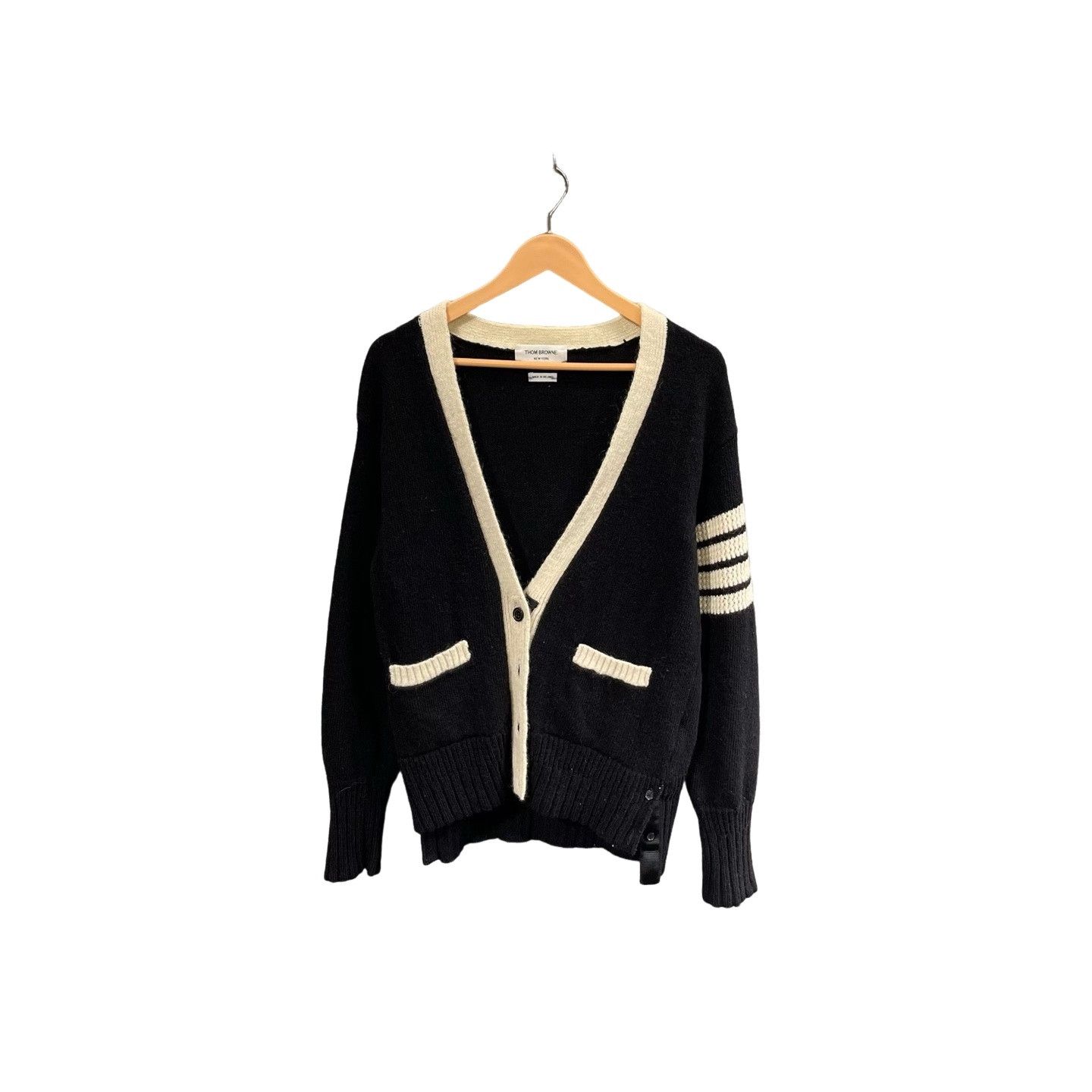 Thom Browne Thom Browne 4-Bar Mohair Knit Cardigan 40 Size US M / EU 48-50 / 2 - 1 Thumbnail