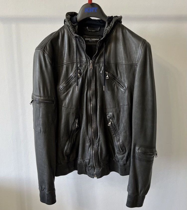 Men's Dolce & Gabbana Leather Jackets | Grailed