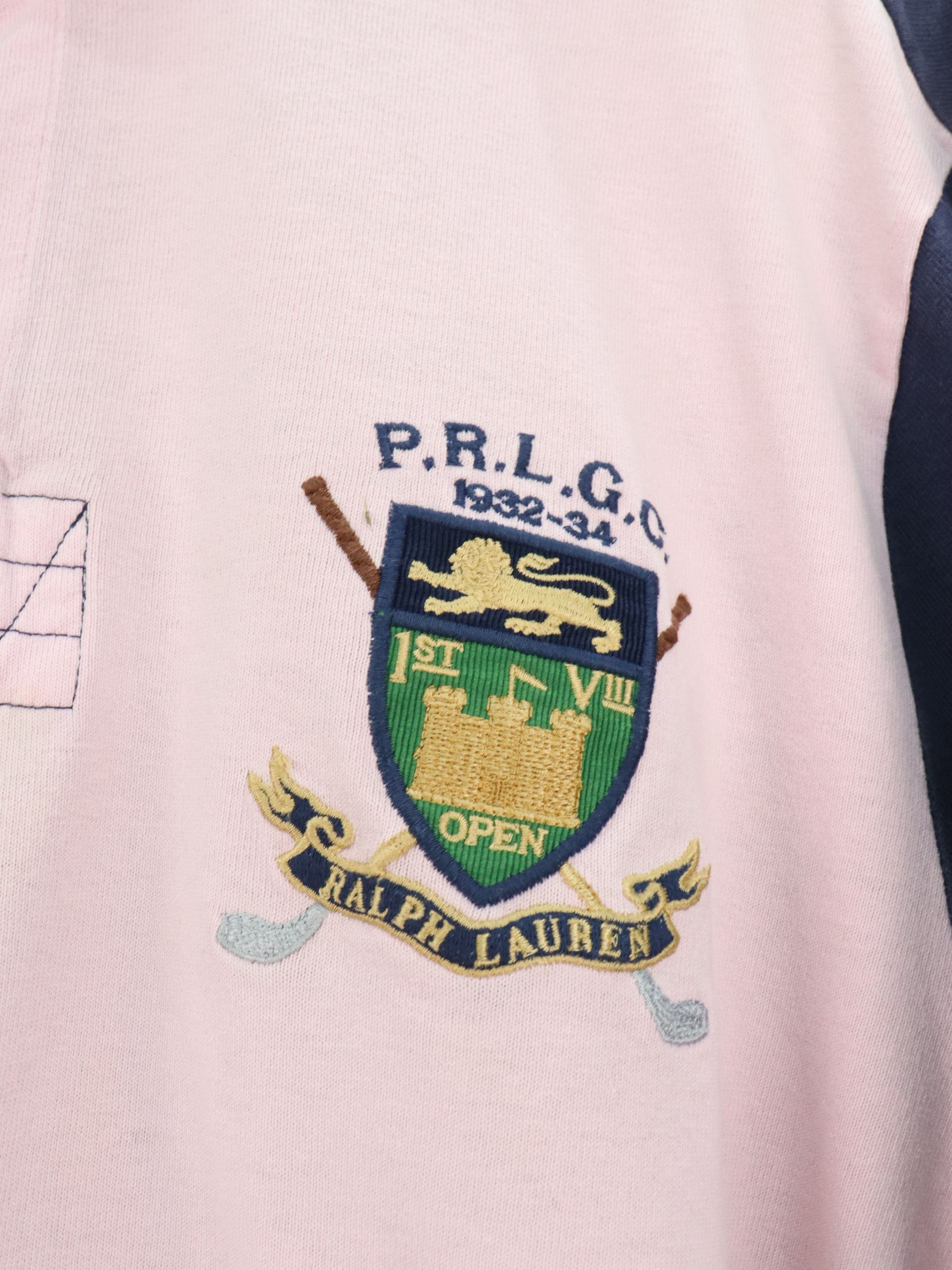 Polo Ralph Lauren Polo Ralph Lauren Color Block Patch #2 L/S Polo Rugby Shirt Size US L / EU 52-54 / 3 - 13 Thumbnail