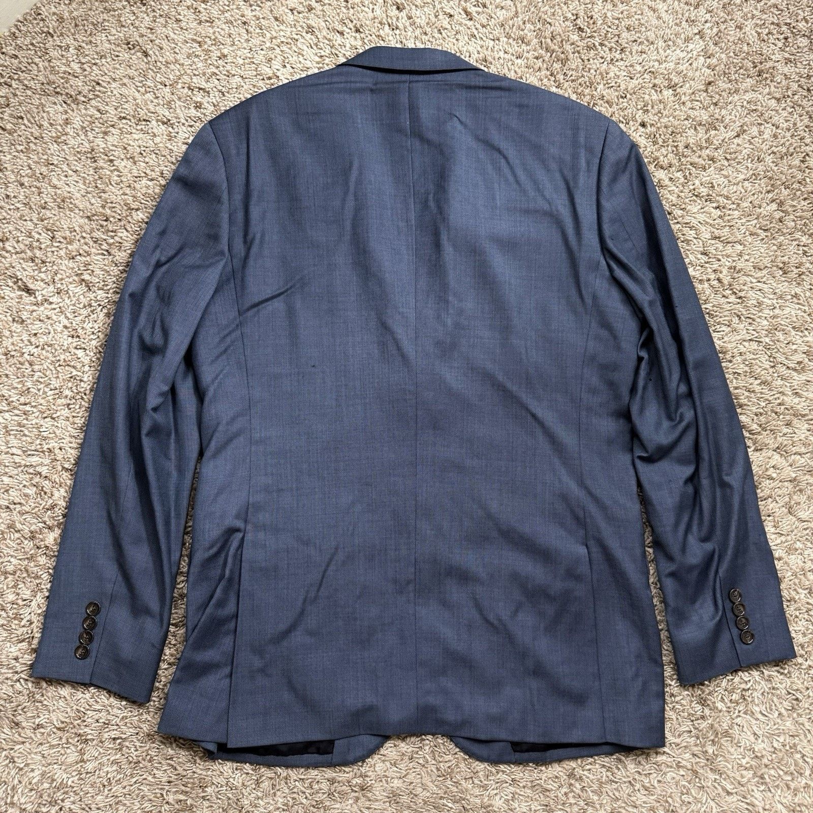 J.Crew J.Crew Ludlow Tollegno 1900 Wool Suit Blue Jacket 40R 30x30 Size 40R - 3 Thumbnail