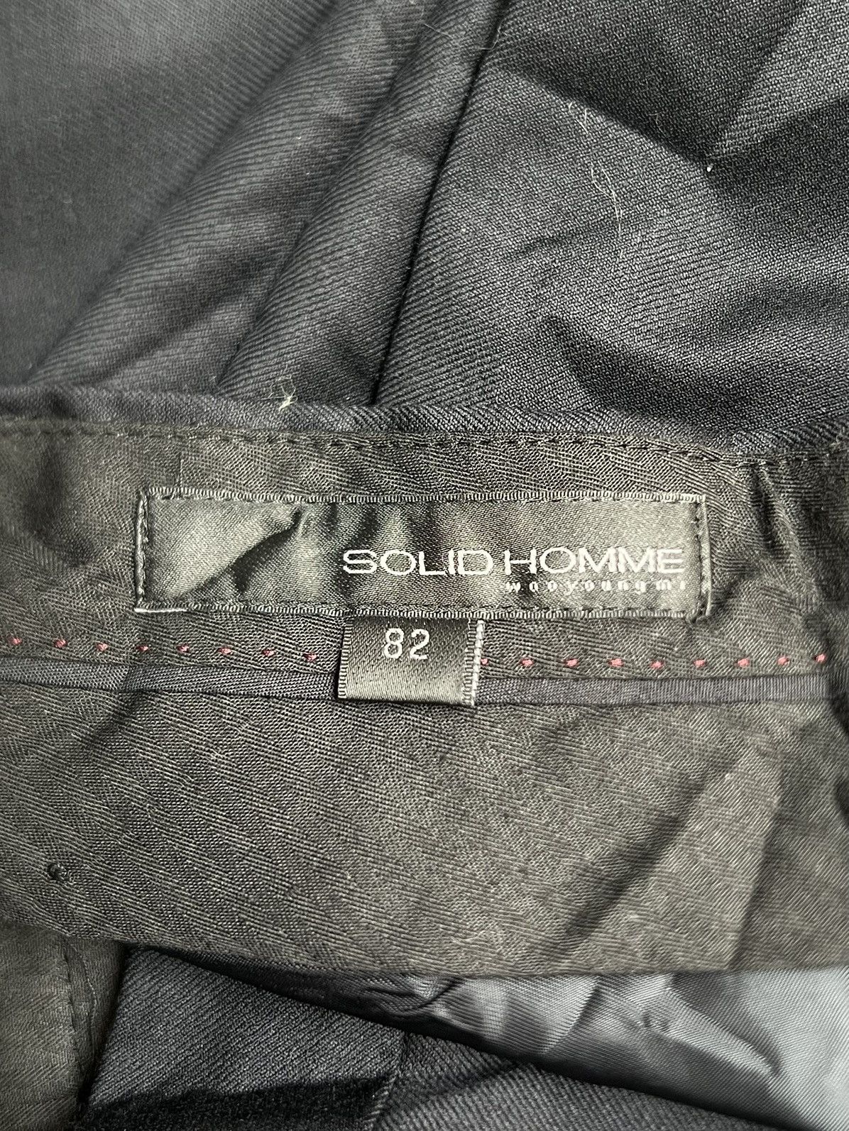 SOLID HOMME Wooyoungmi Black Pants