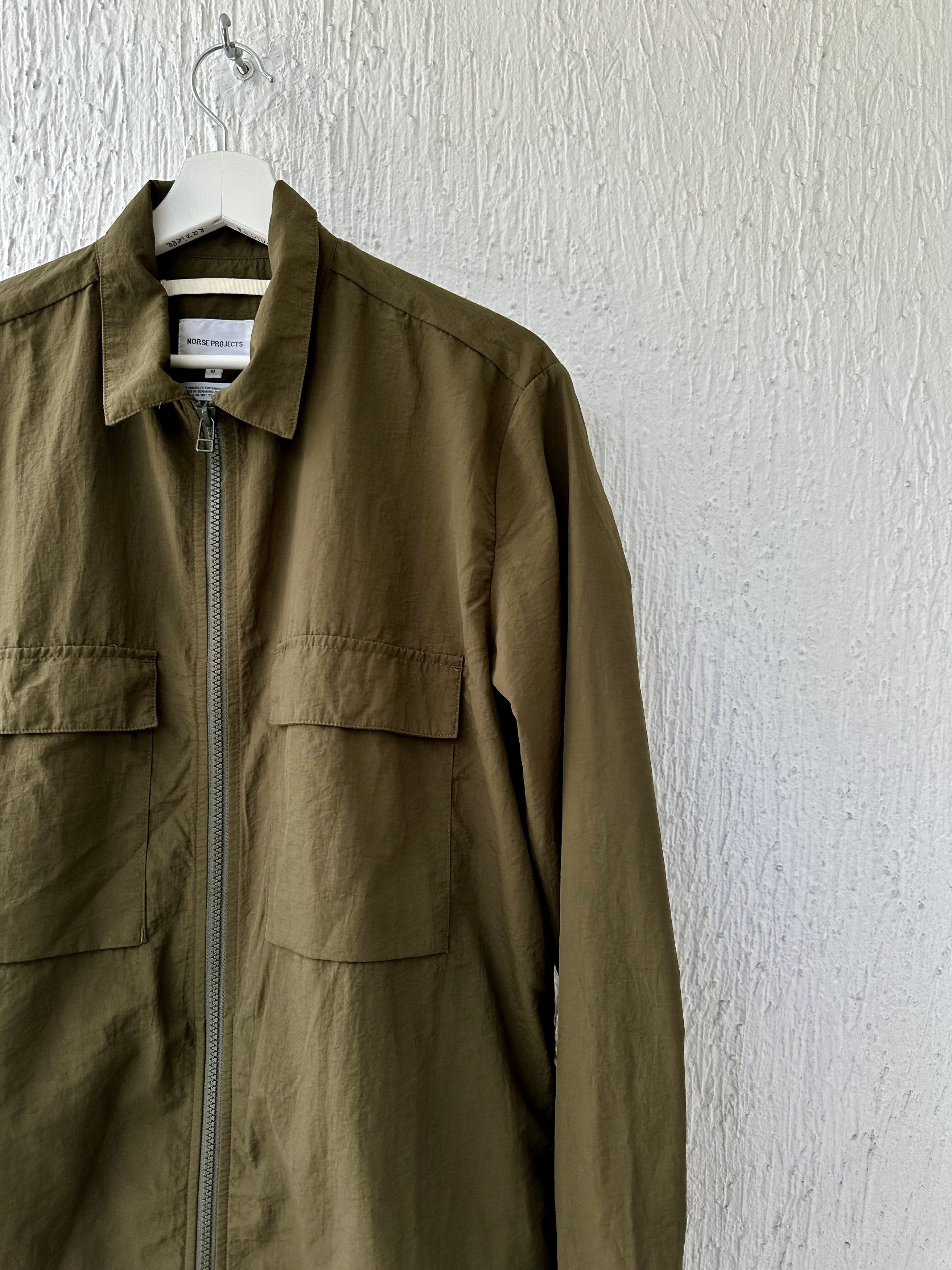 Norse Projects JENS ZIP OVERSHIRT Size US M / EU 48-50 / 2 - 2 Thumbnail