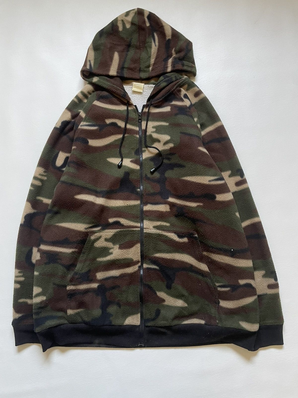 Vintage Vintage camo zip up Size US XL / EU 56 / 4 - 1 Thumbnail