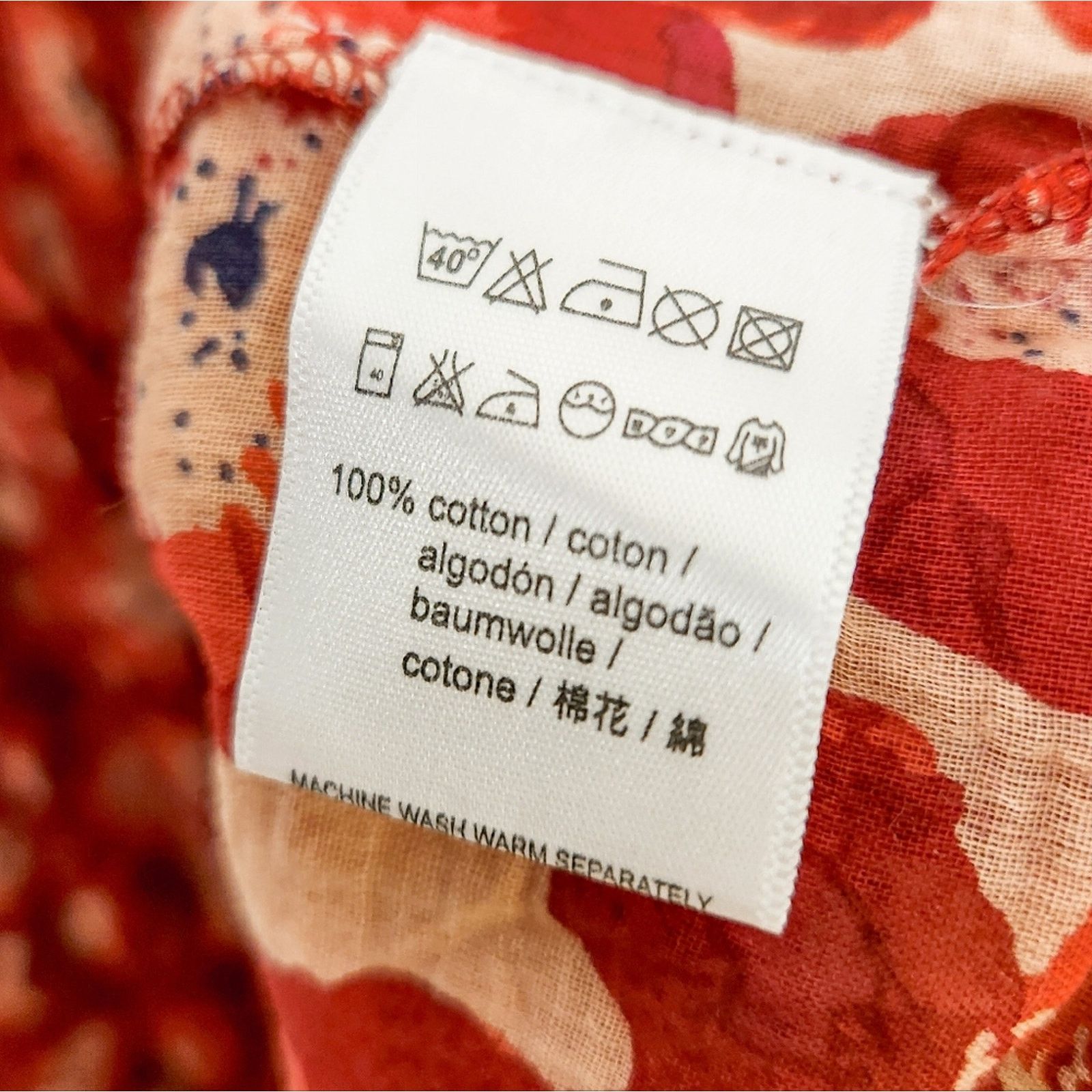 Anthropologie Ro’s Garden Red Floral Seychelles Tunic Dress Coverup Sz XL Size XL / US 12-14 / IT 48-50 - 7 Thumbnail
