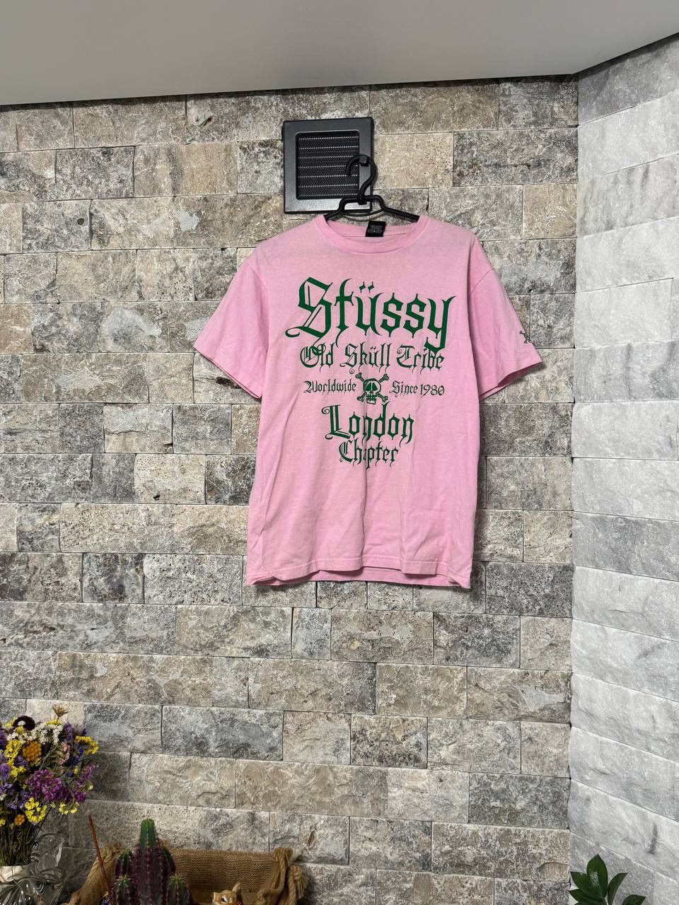 Stussy Vintage 00s Stussy Old Skull Tribe London Chapter T Shirt Size US M / EU 48-50 / 2 - 1 Thumbnail