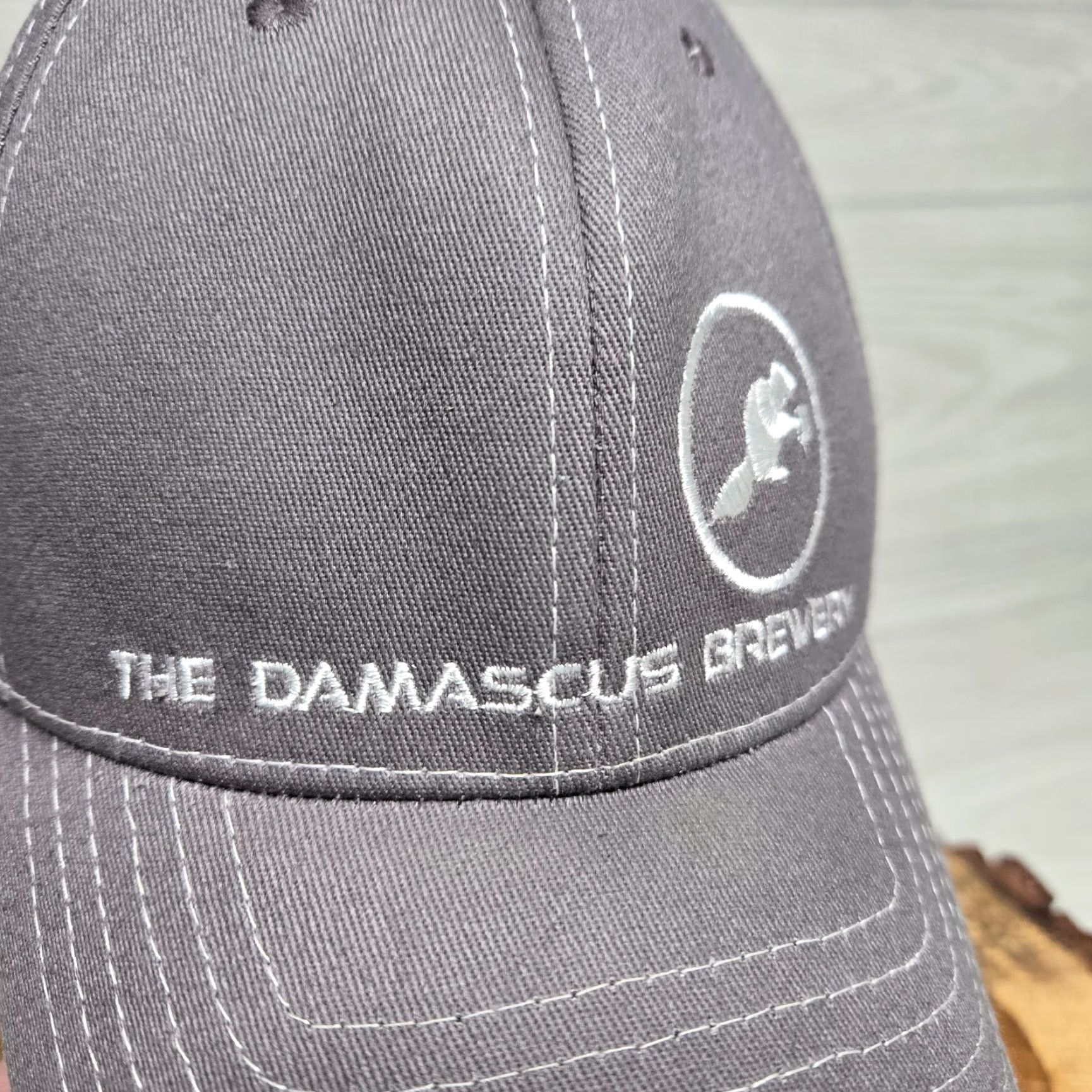 Vintage VINTAGE Brewery Branding Company Hat Unisex XL Gray Twill Adjustable Baseball Cap Beer Theme Mens Size ONE SIZE - 2 Thumbnail