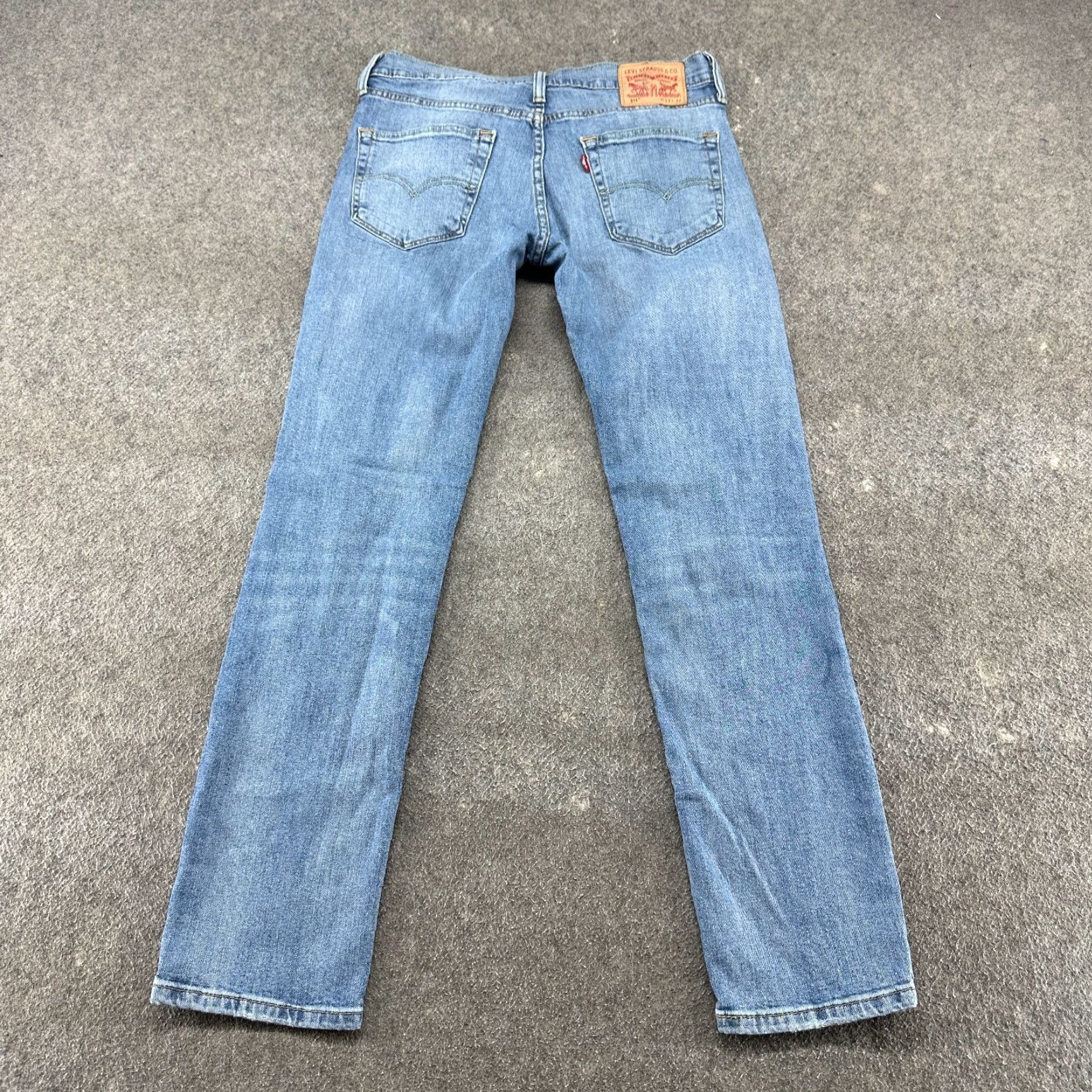 Levi's Levi's 511 Jeans Mens 33x32 Blue Slim Straight Jeans Stretch Denim Medium Wash 5-Pocket Mens Size US 33 - 7 Thumbnail