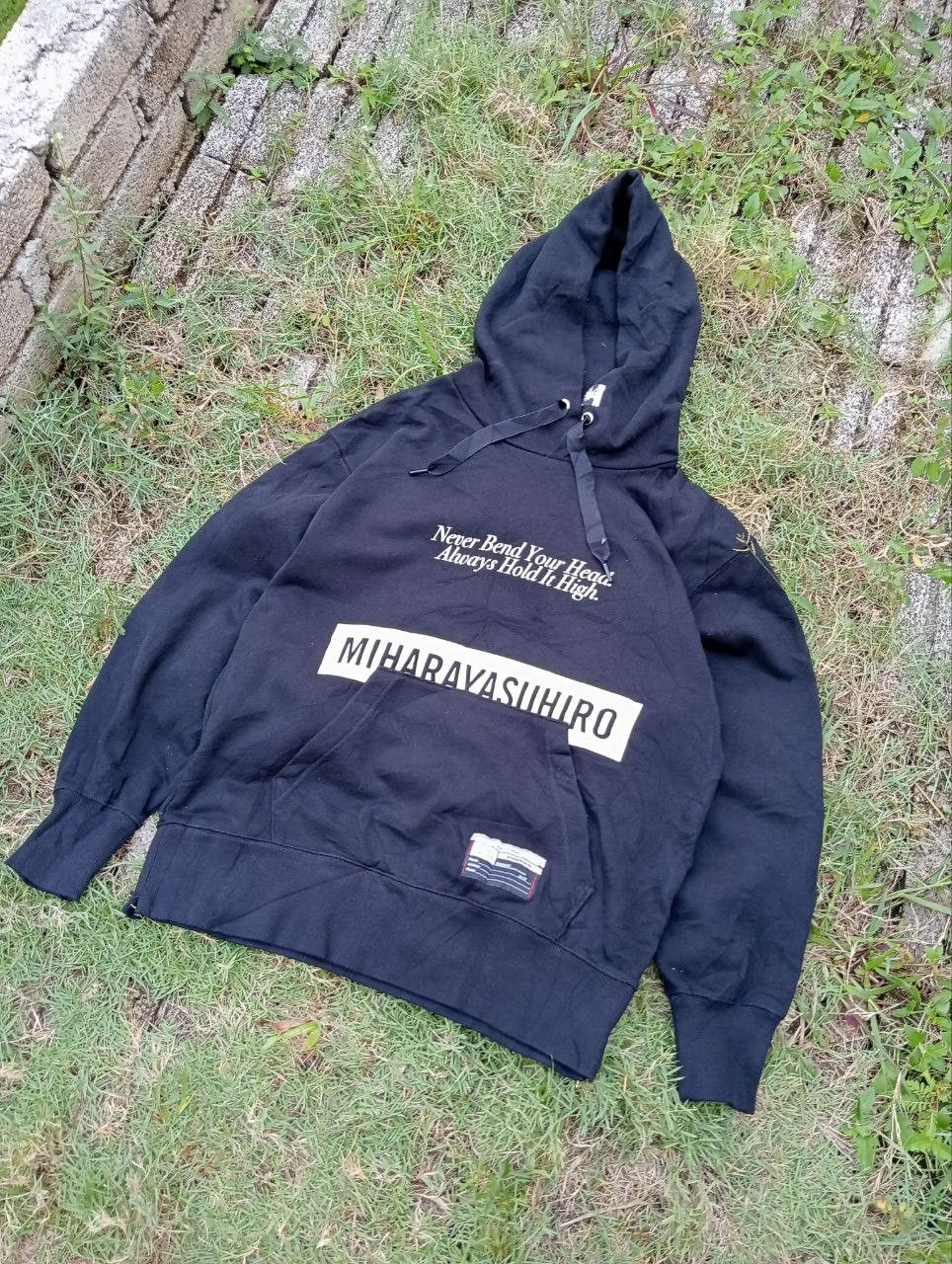 GU × Maison MIHARA YASUHIRO Miharayasuhiro X Gu Japan Spellout Hoodie Size US S / EU 44-46 / 1 - 2 Thumbnail