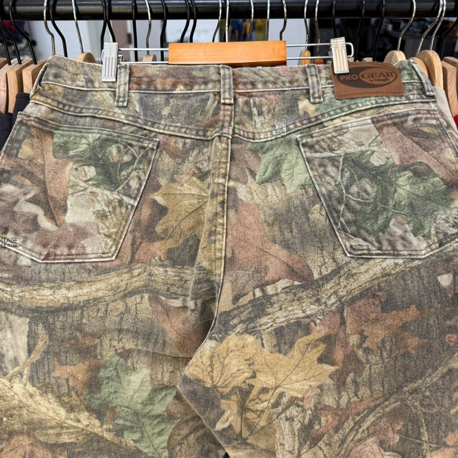 Wrangler Vintage 90s Wrangler Pro Gear Camo Pants Size US 35 - 2 Thumbnail