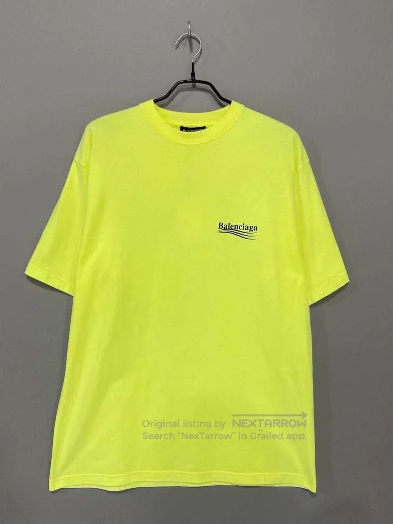 Balenciaga Balenciaga Fluorescent Yellow Coca-Cola Logo Short Sleeve Size US XS / EU 42 / 0 - 1 Thumbnail