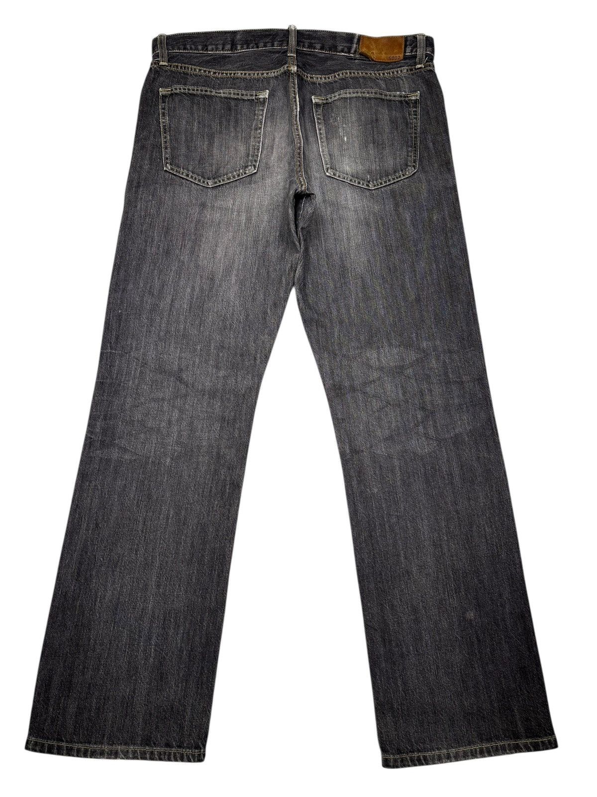Undercover × Uniqlo VINTAGE UNIQLO S002 JAPAN FADED BLACK LOOSE JEANS Size US 37 - 2 Thumbnail