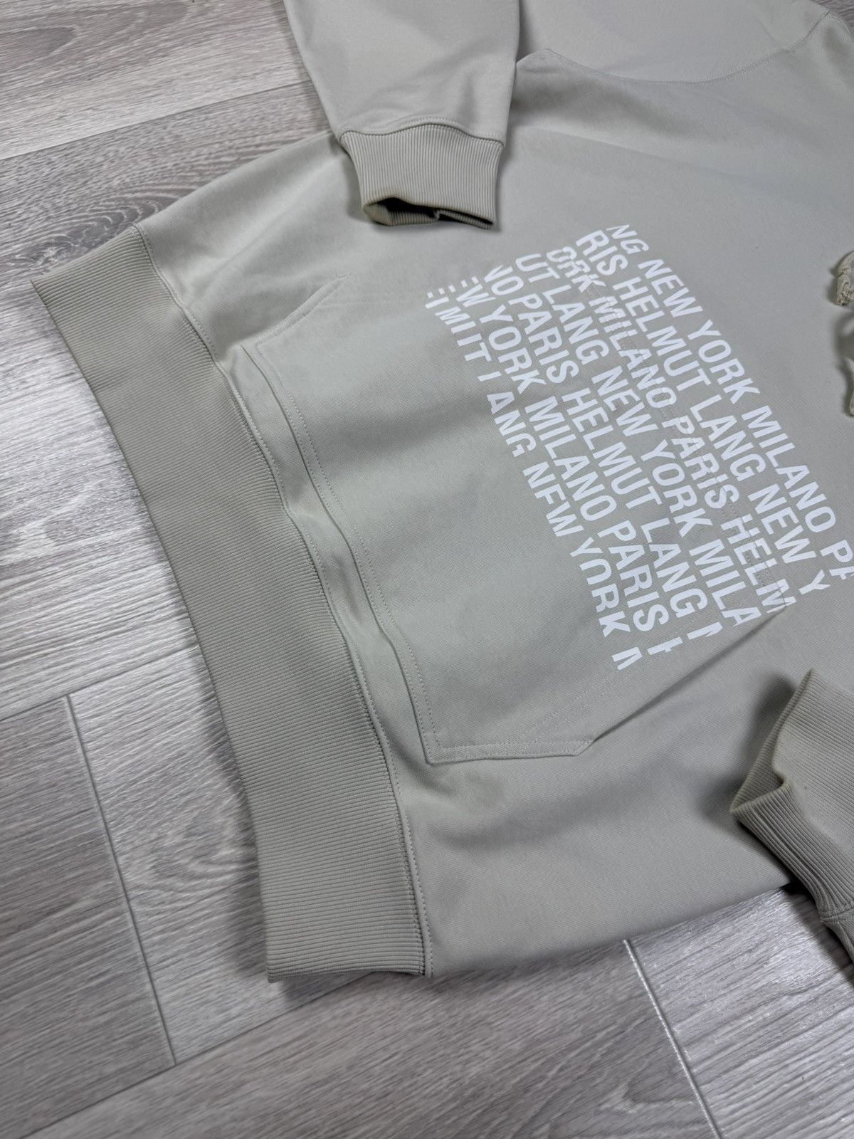 Helmut Lang HELMUT LANG Box Logo Hoodie Size L Size US L / EU 52-54 / 3 - 4 Thumbnail