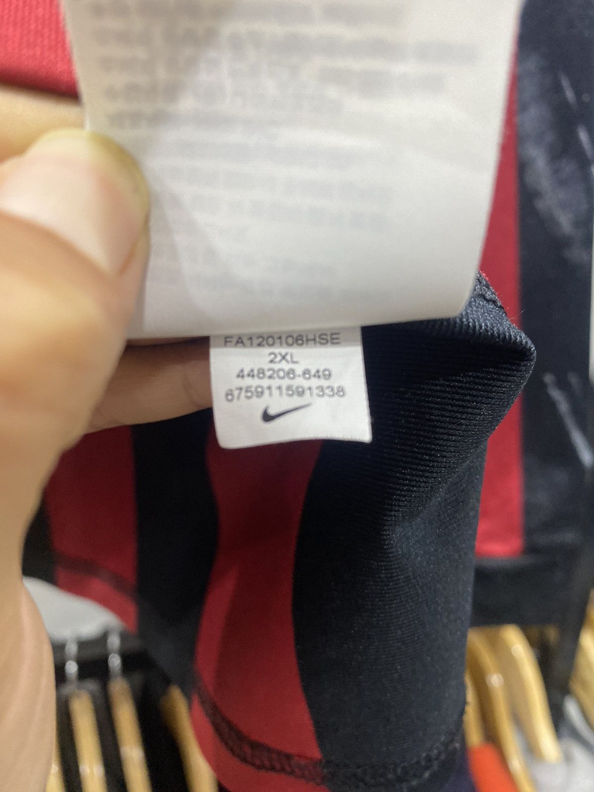 Vintage Sick☠️ Nike AC Milan Paint Bloke Core Jersey Collar Polo Size US L / EU 52-54 / 3 - 10 Thumbnail