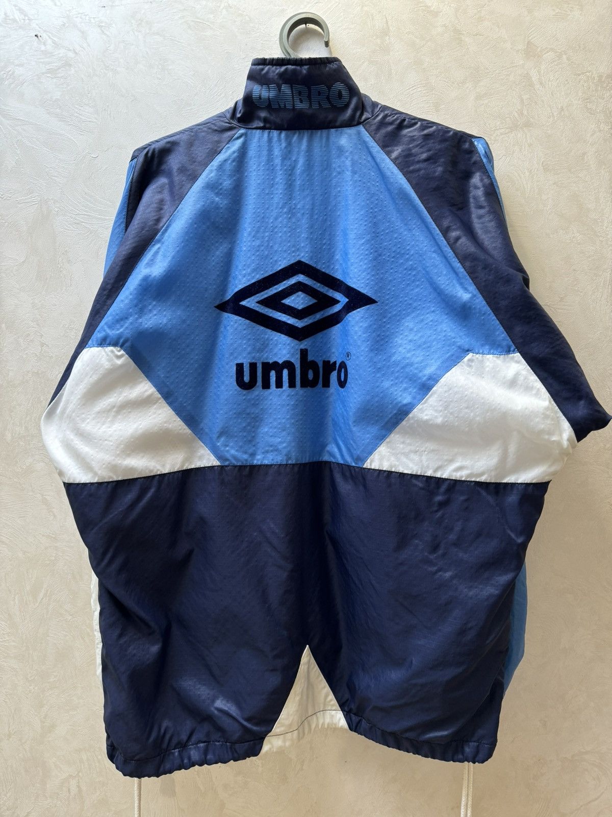 Umbro × Vintage ENGLAND VINTAGE UMBRO 1990 - 1992 1/2 ZIP TRAINING JACKET Size US XL / EU 56 / 4 - 9 Thumbnail