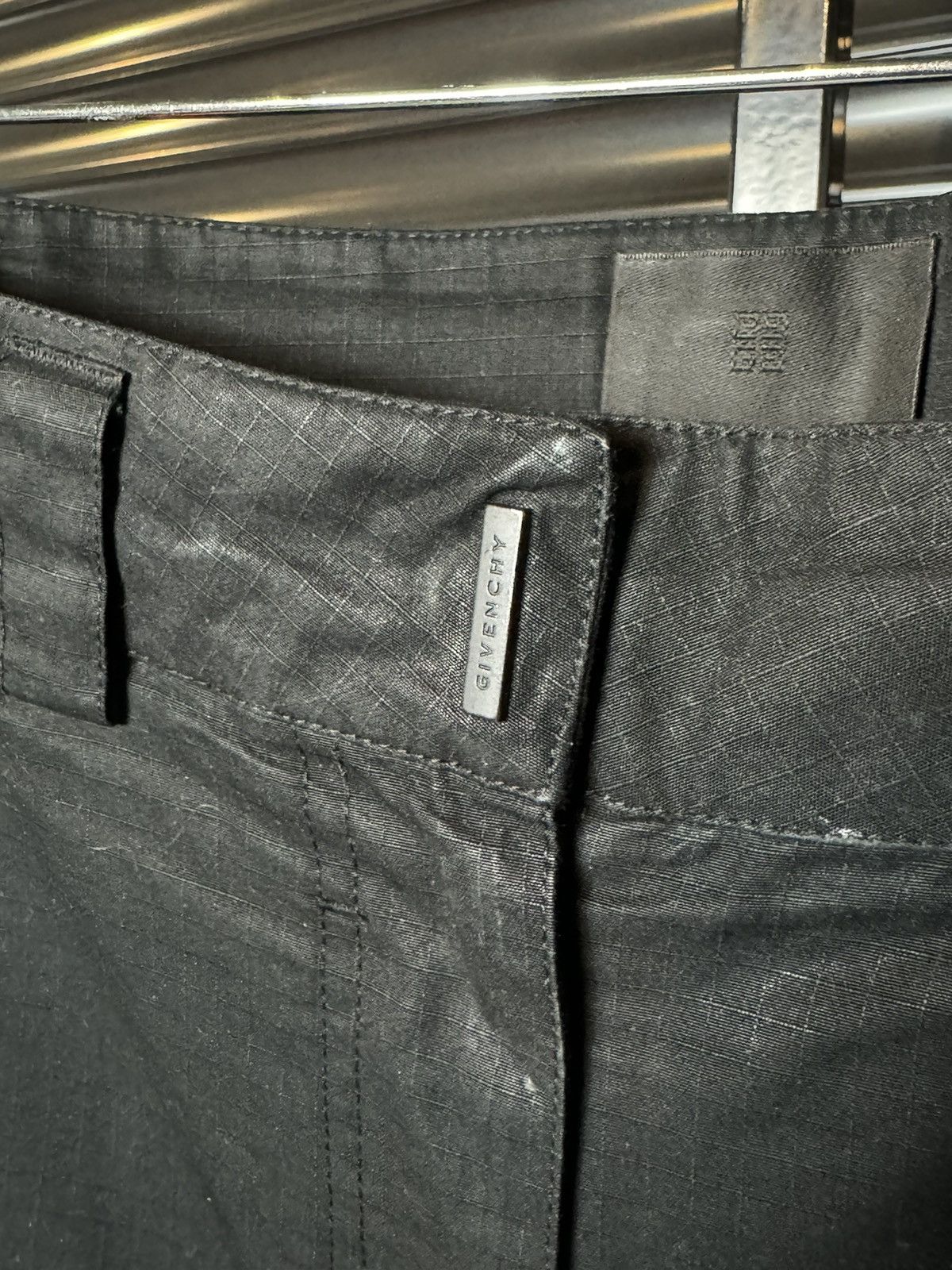 Givenchy Givenchy Black Cargo Pants - Size 40 Size US 33 - 3 Thumbnail