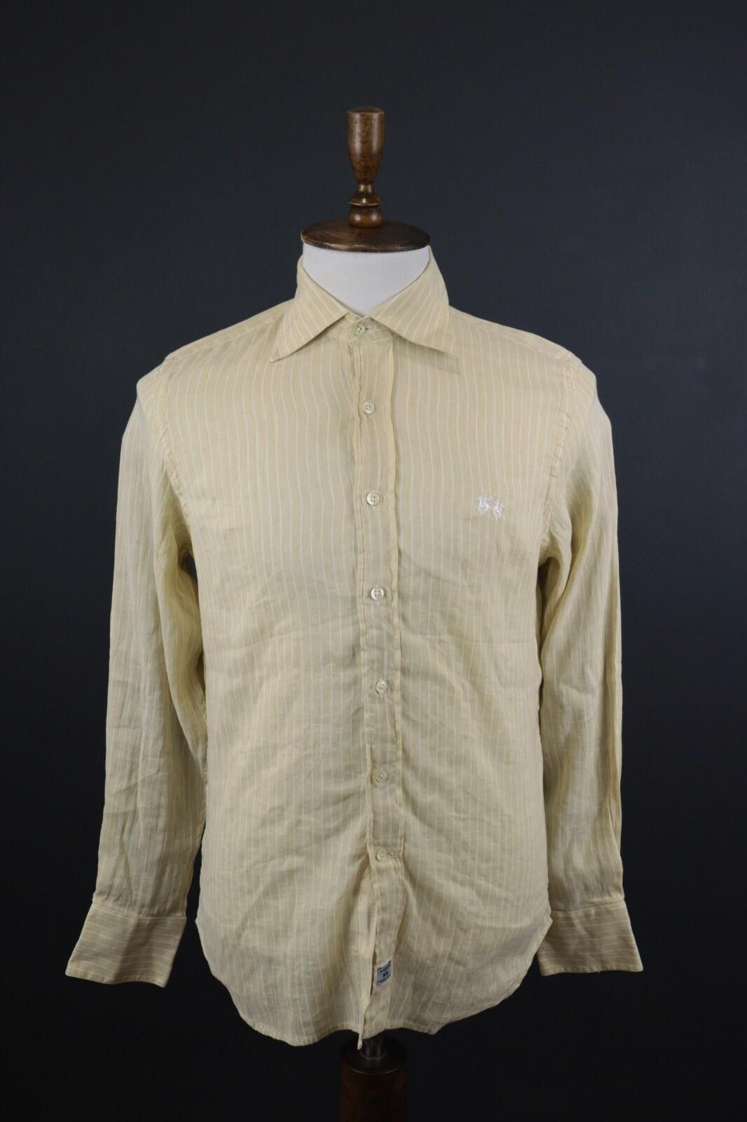 La Martina NWT La Martina Buenos Aires Beige Stripe Shirt Size L Size US L / EU 52-54 / 3 - 1 Thumbnail