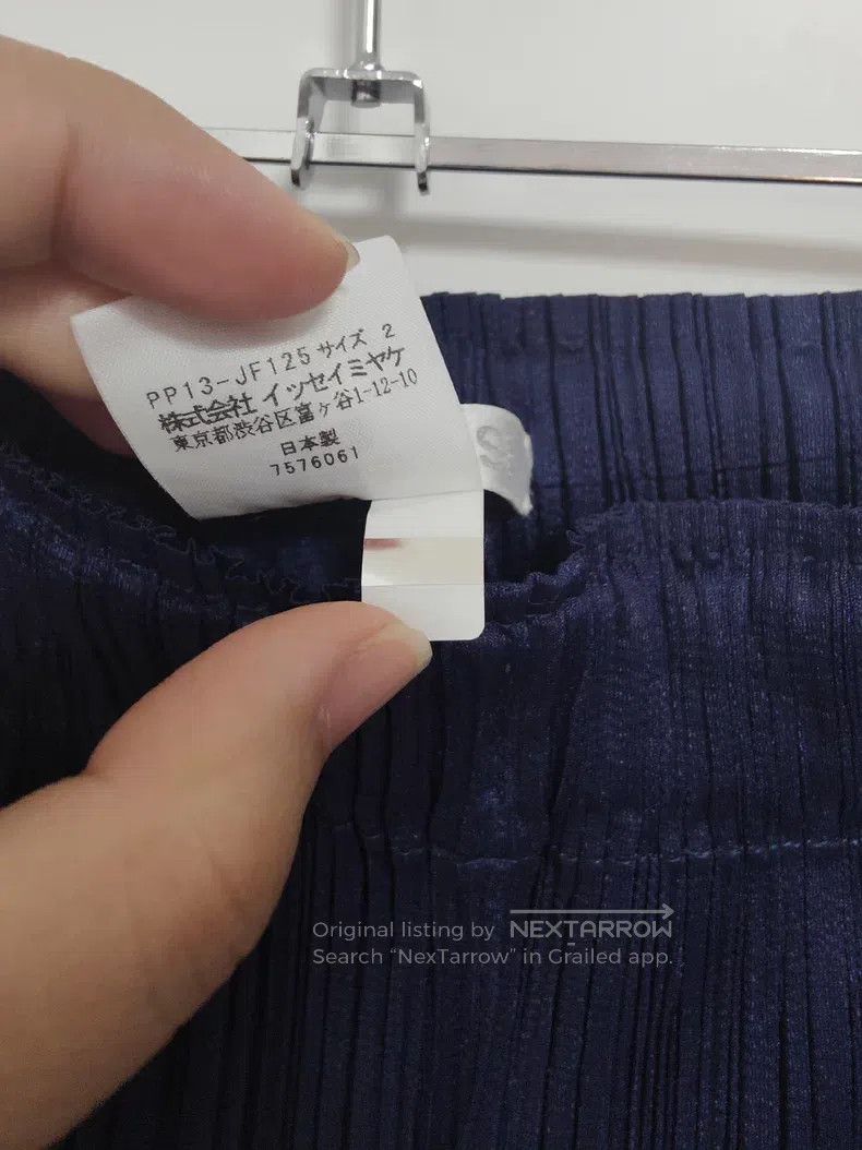 Issey Miyake Issey Miyake Navy Blue Kelp Pants Size 25" / US 0 / IT 36 - 7 Thumbnail