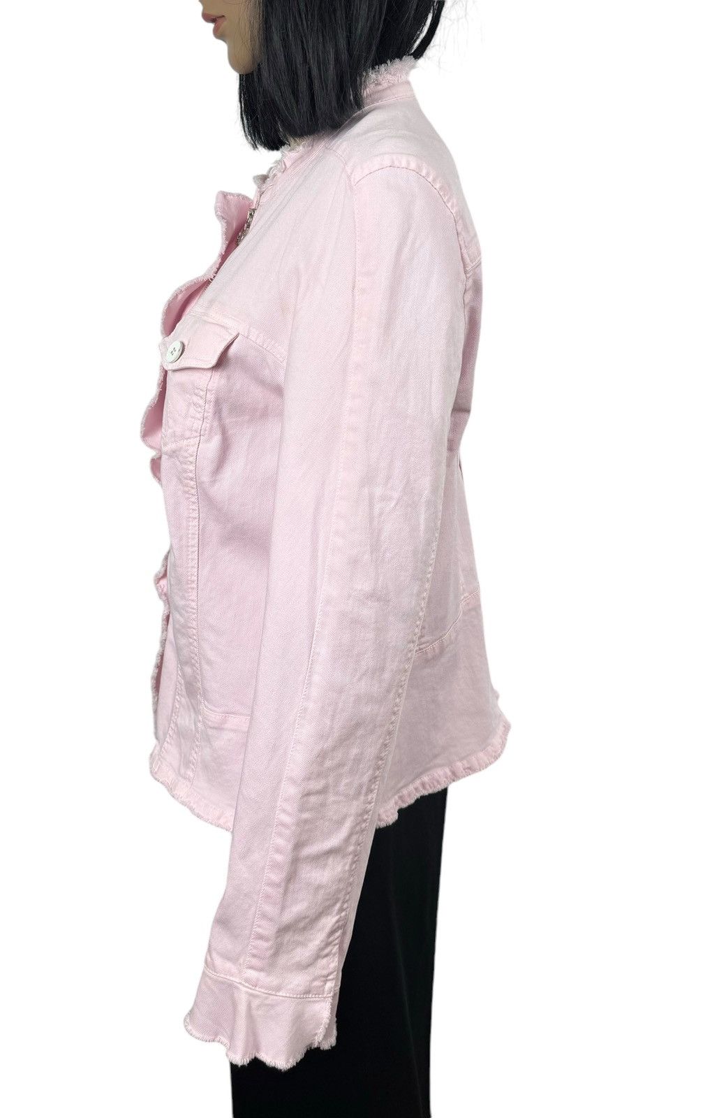 Other Marc Cain Pink Denim Jacket Zip size 5 Size L / US 10 / IT 46 - 5 Thumbnail