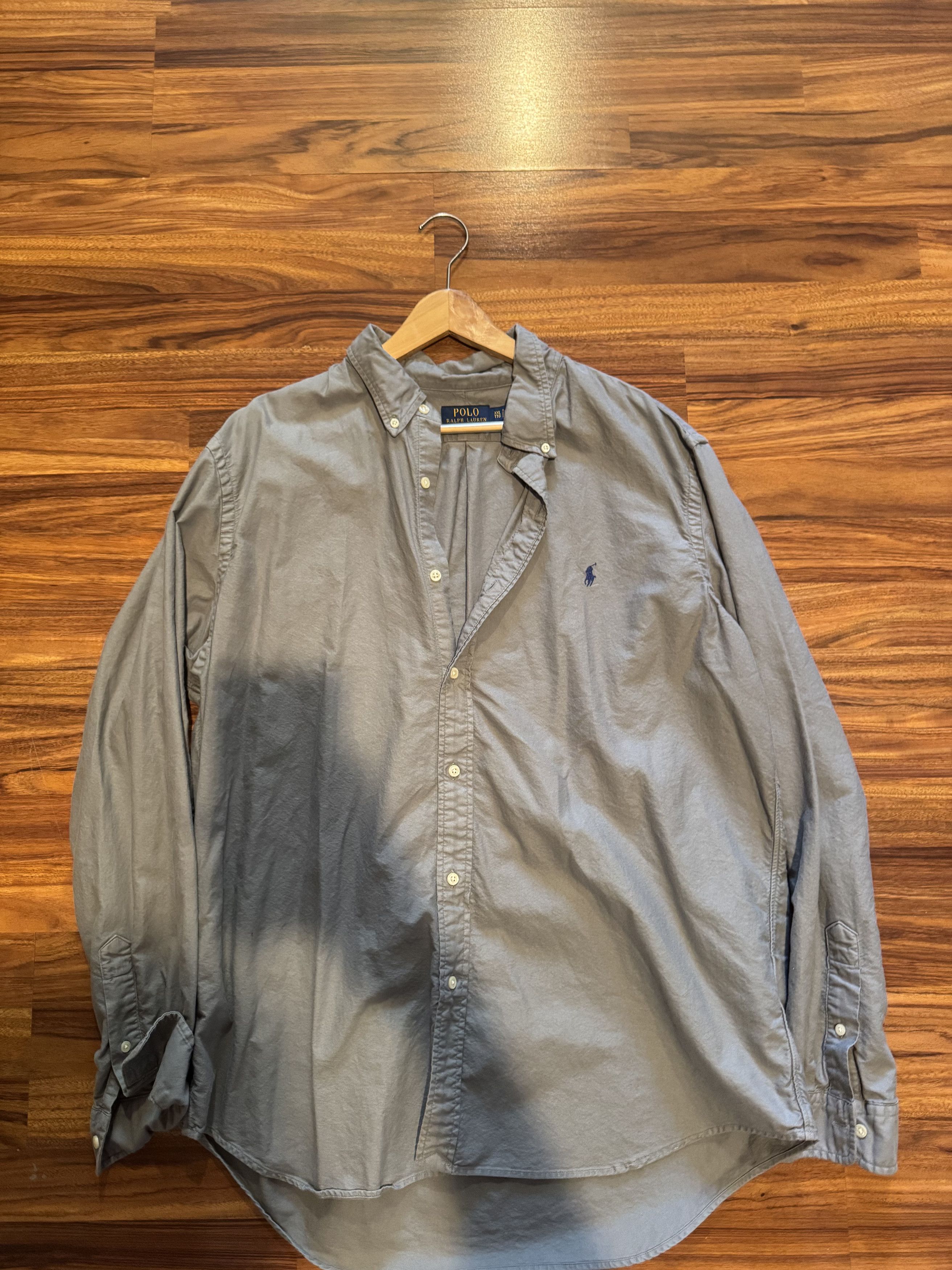 Ralph Lauren Grey Ralph Lauren Button Down Size US XXL / EU 58 / 5 - 1 Thumbnail