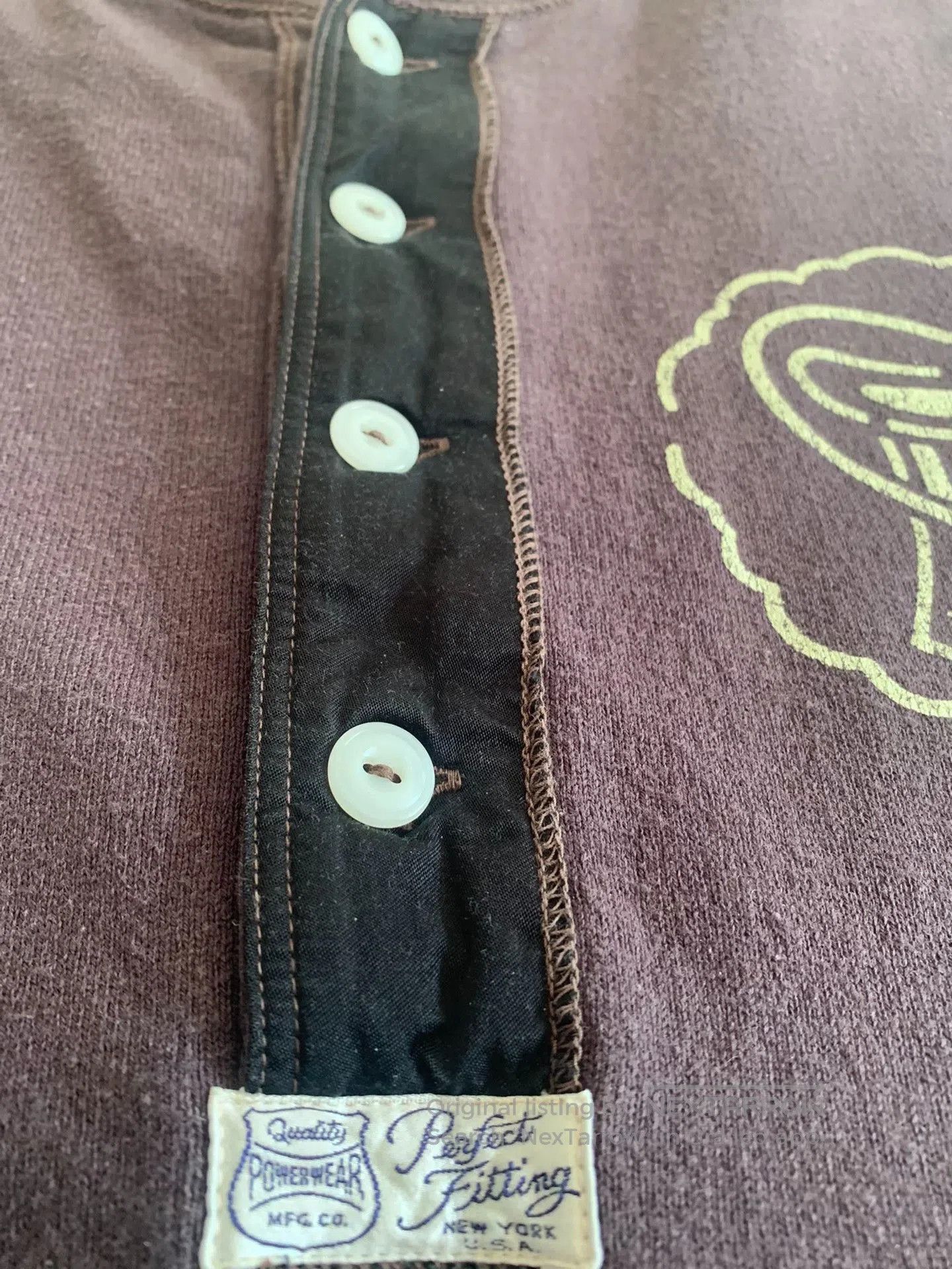 Freewheelers Freewheelers Brown Henley Long. Size US S / EU 44-46 / 1 - 4 Thumbnail