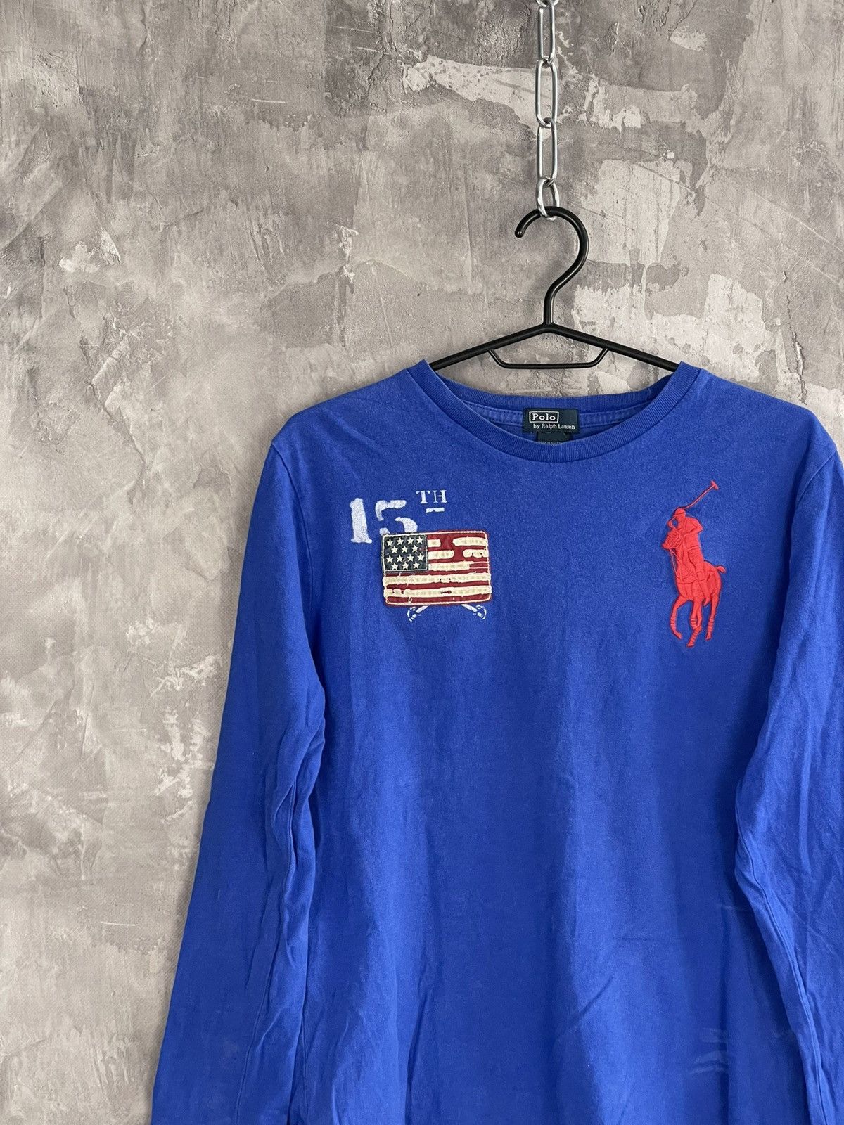Polo Ralph Lauren × Ralph Lauren × Vintage Polo Ralph Lauren USA Y2K Long Sleeve Size US S / EU 44-46 / 1 - 3 Thumbnail