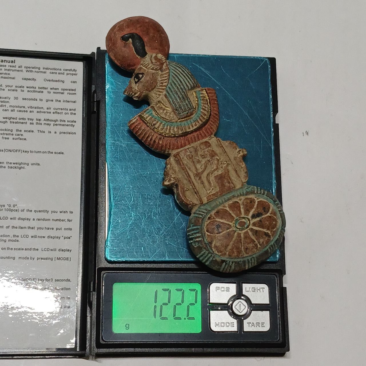 Handmade Handcrafted Egyptian figure with intricate patterns Size ONE SIZE - 7 Thumbnail